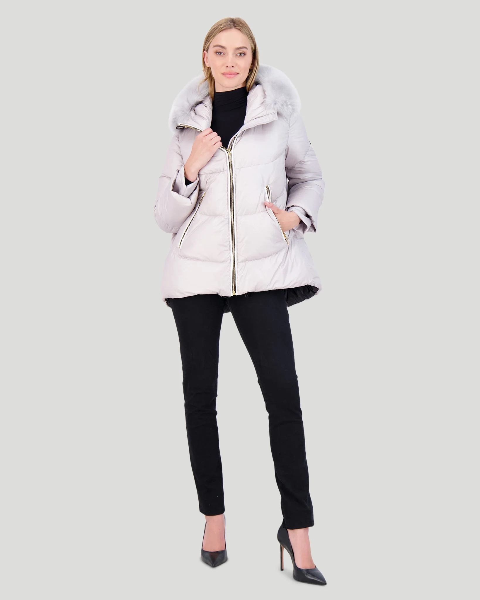 Après-Ski Jacket With Detachable Toscana Shearling Lamb Hood Trim - Image 7