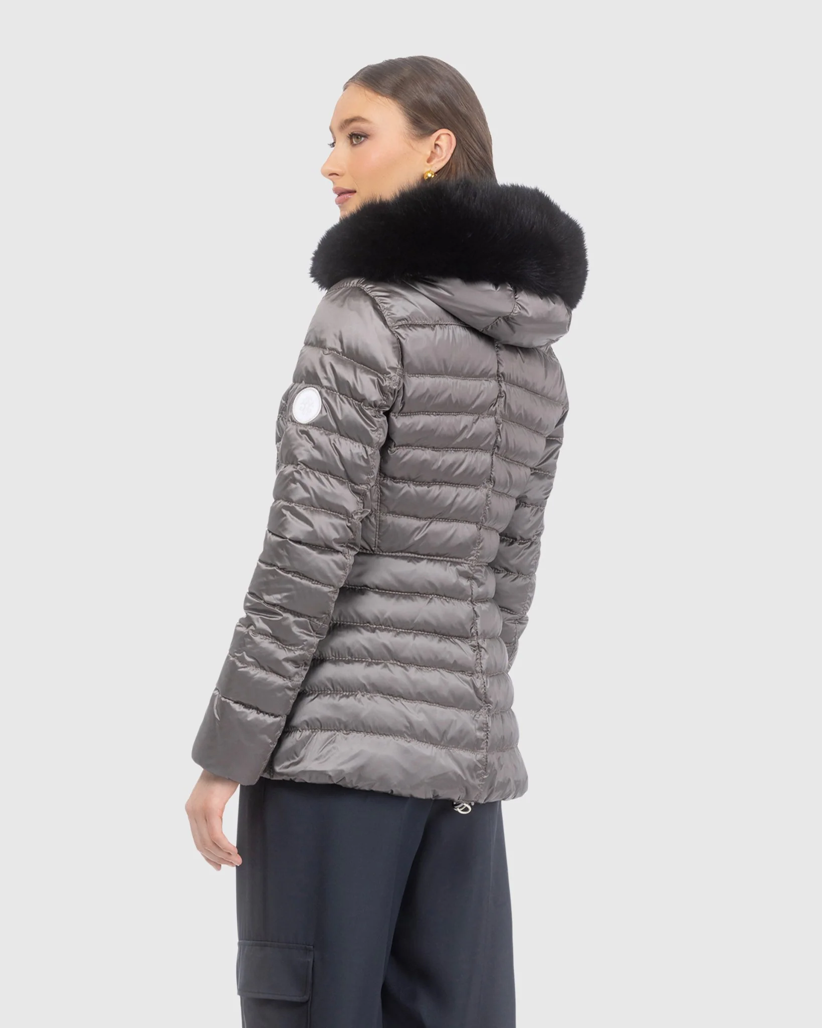 APRES-SKI JACKET WITH DETACHABLE TOSCANA LAMB HOOD TRIM - Image 11
