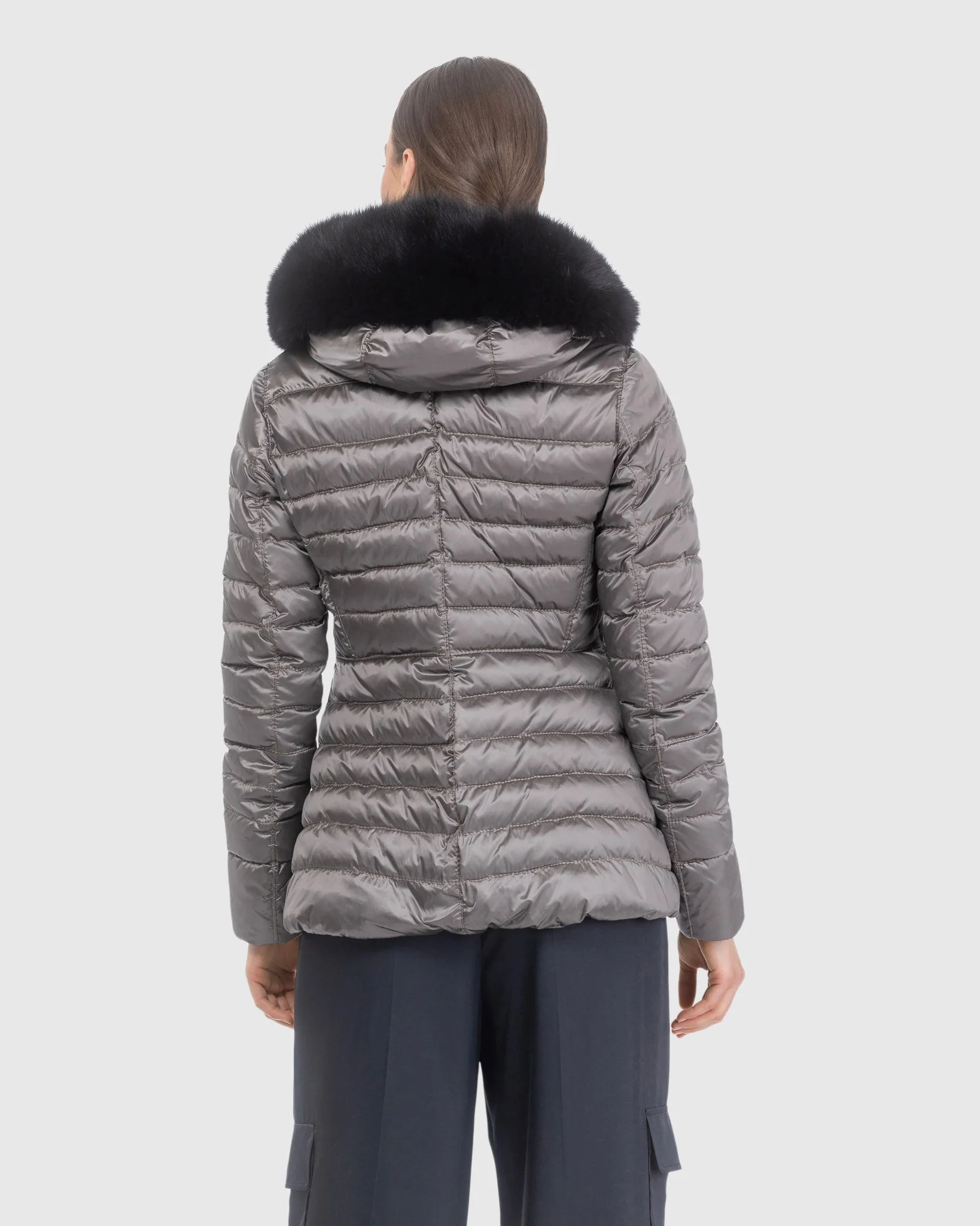 APRES-SKI JACKET WITH DETACHABLE TOSCANA LAMB HOOD TRIM - Image 12