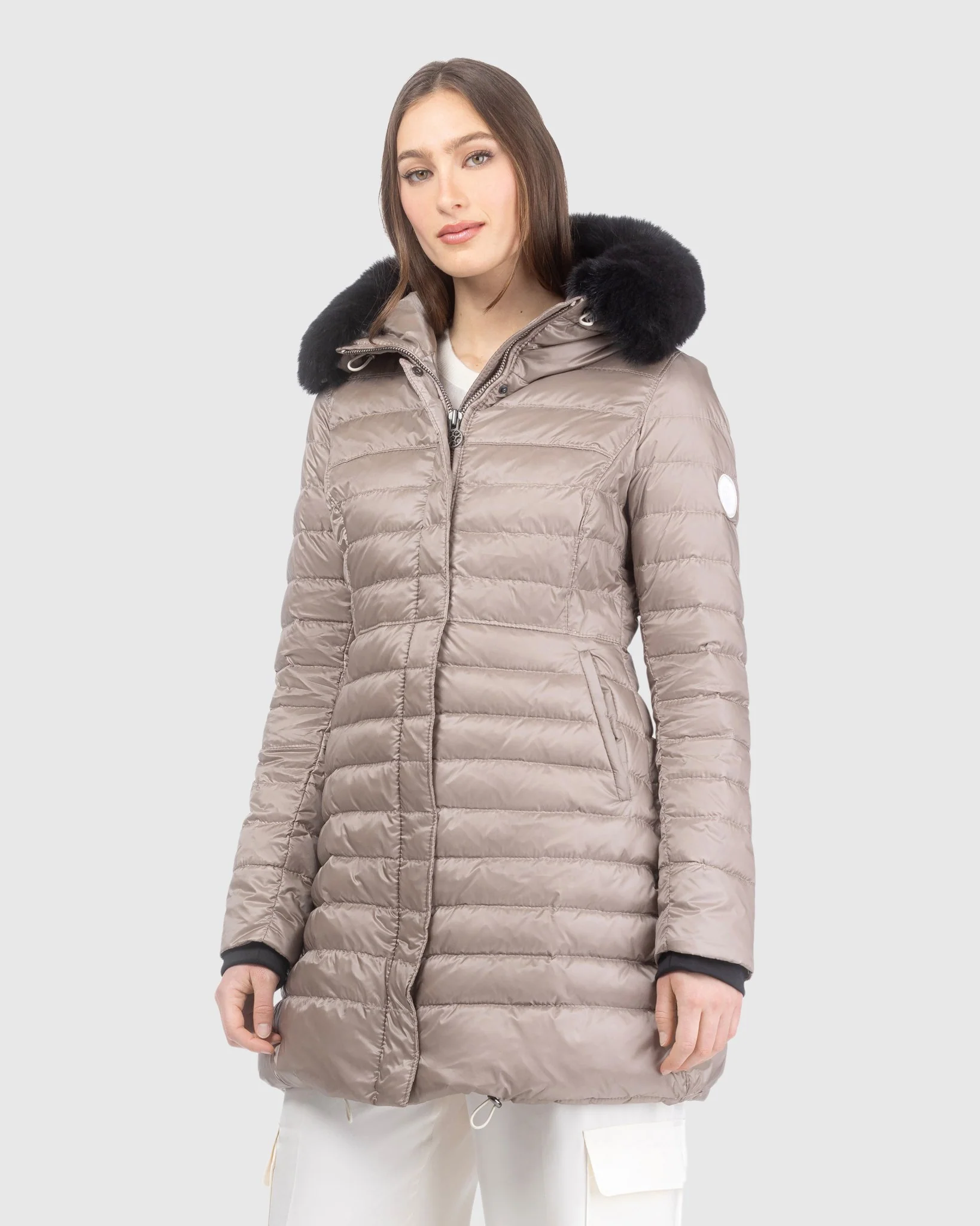 APRES-SKI JACKET WITH DETACHABLE TOSCANA LAMB HOOD TRIM - Image 15