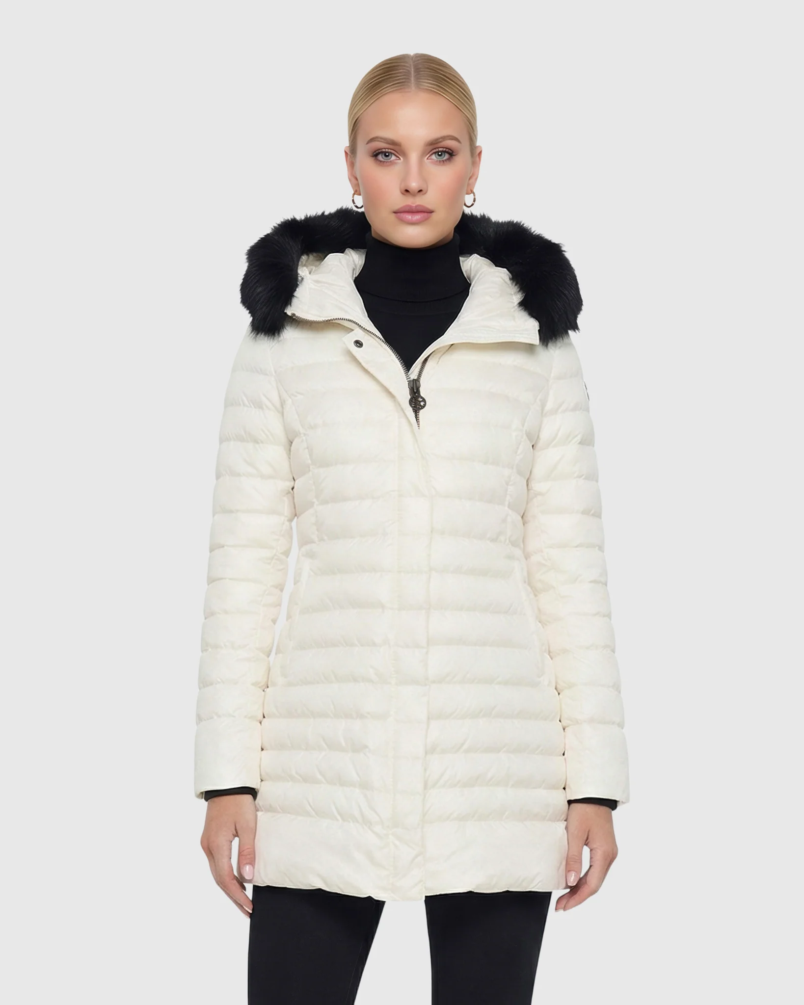 APRES-SKI JACKET WITH DETACHABLE TOSCANA LAMB HOOD TRIM - Image 22