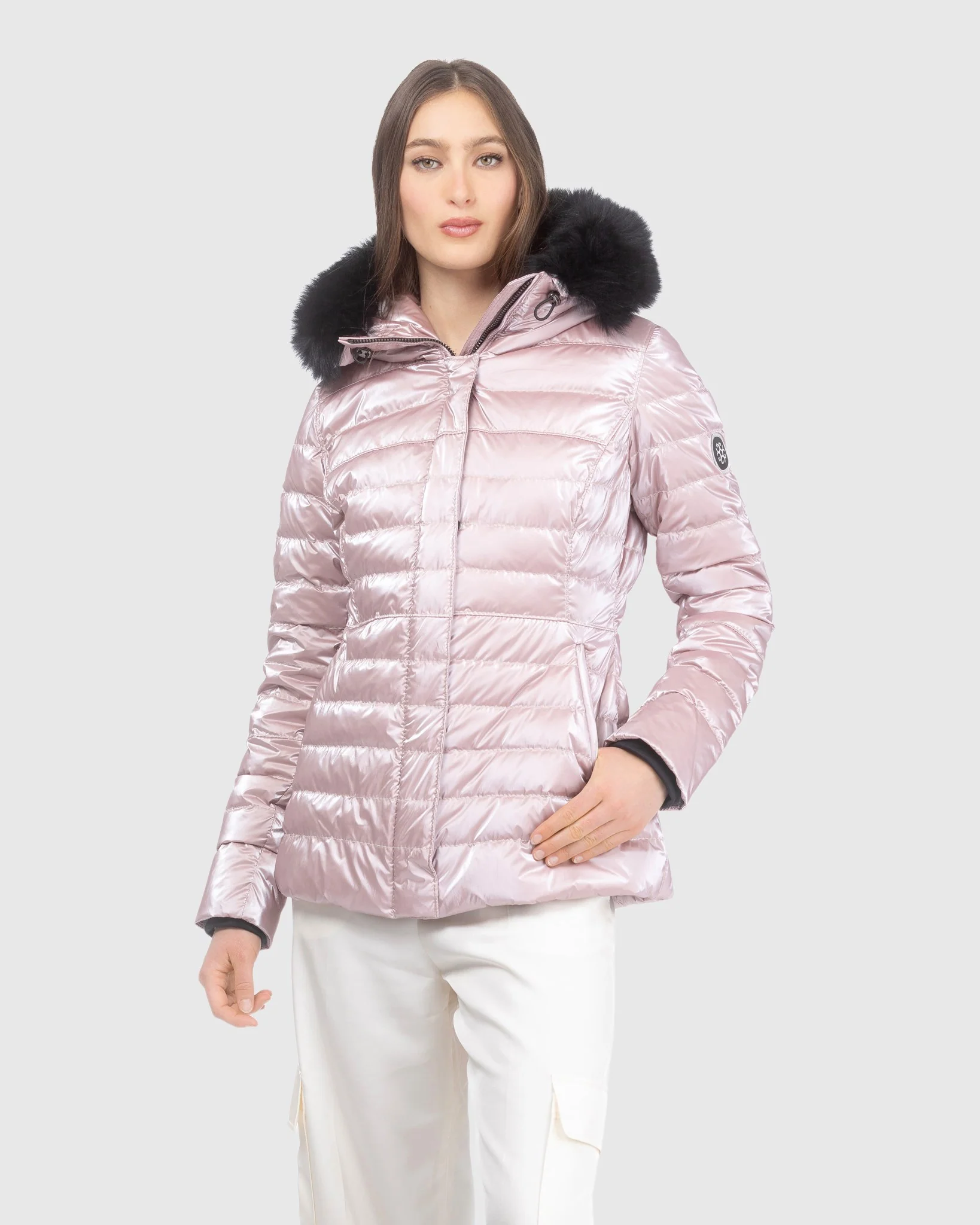 Apres-Ski Jacket With Detachable Toscana Lamb Hood Trim