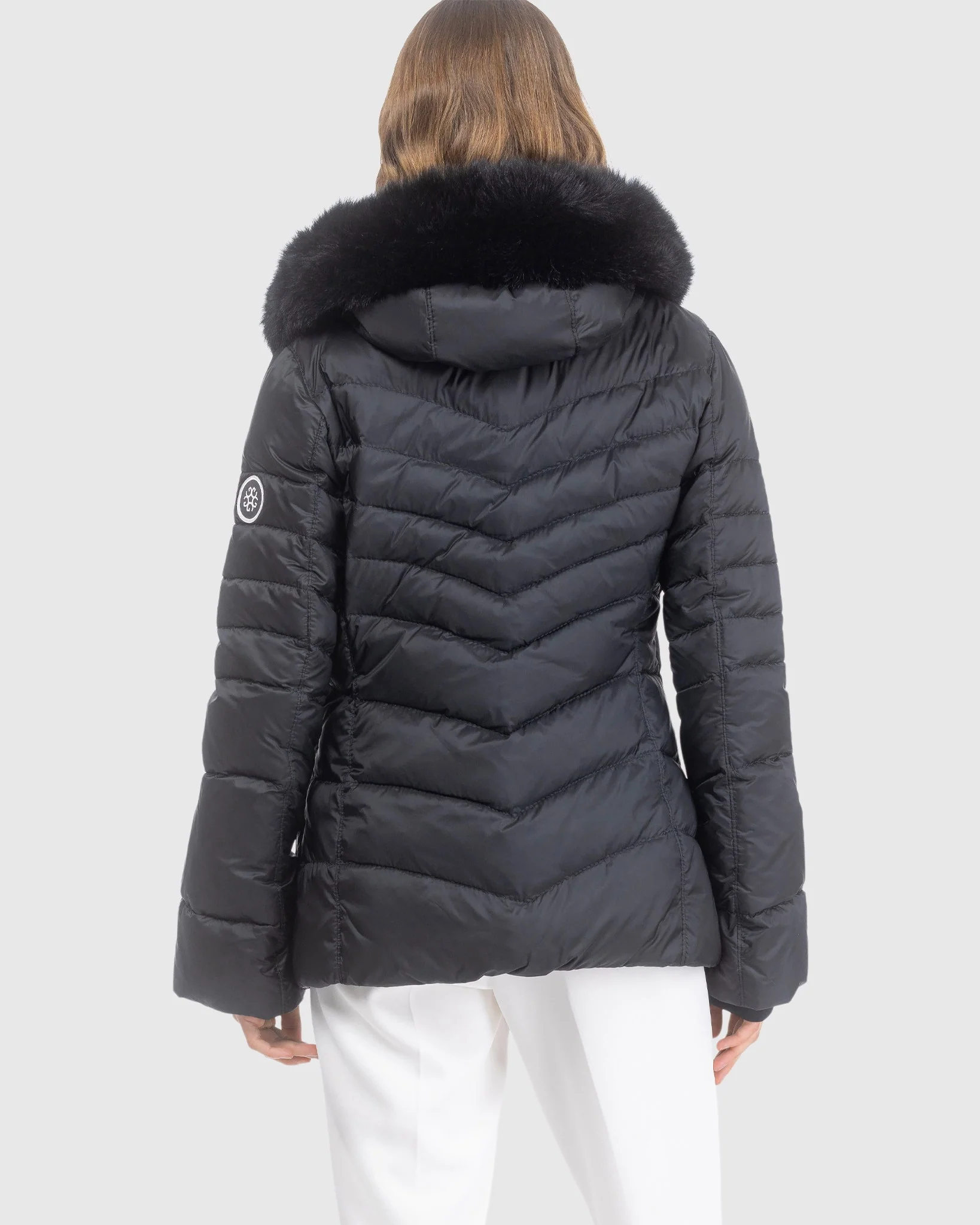 APRES-SKI JACKET WITH DETACHABLE TOSCANA LAMB HOOD TRIM - Image 5