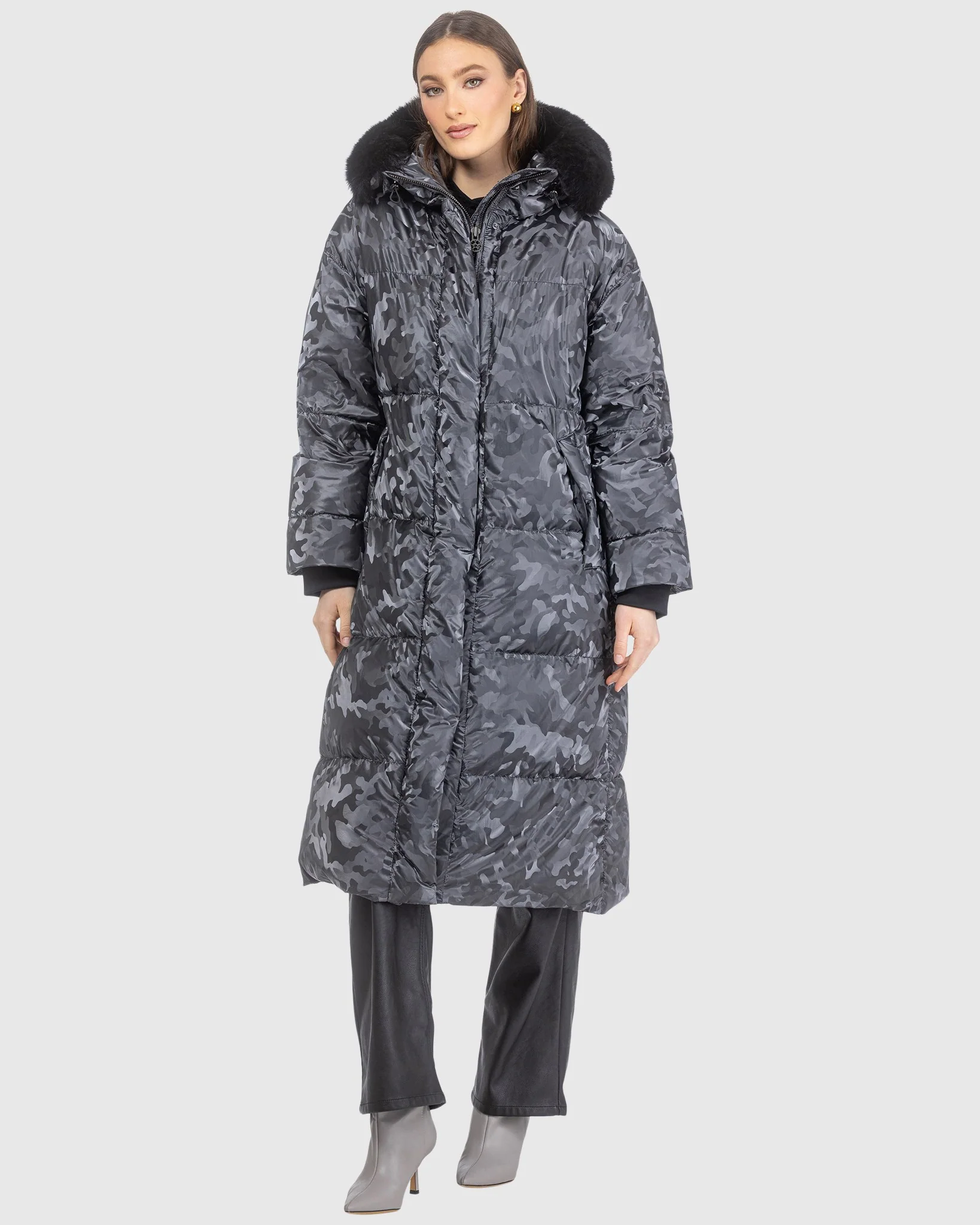Apres-Ski Jacket With Detachable Toscana Lamb Hood Trim