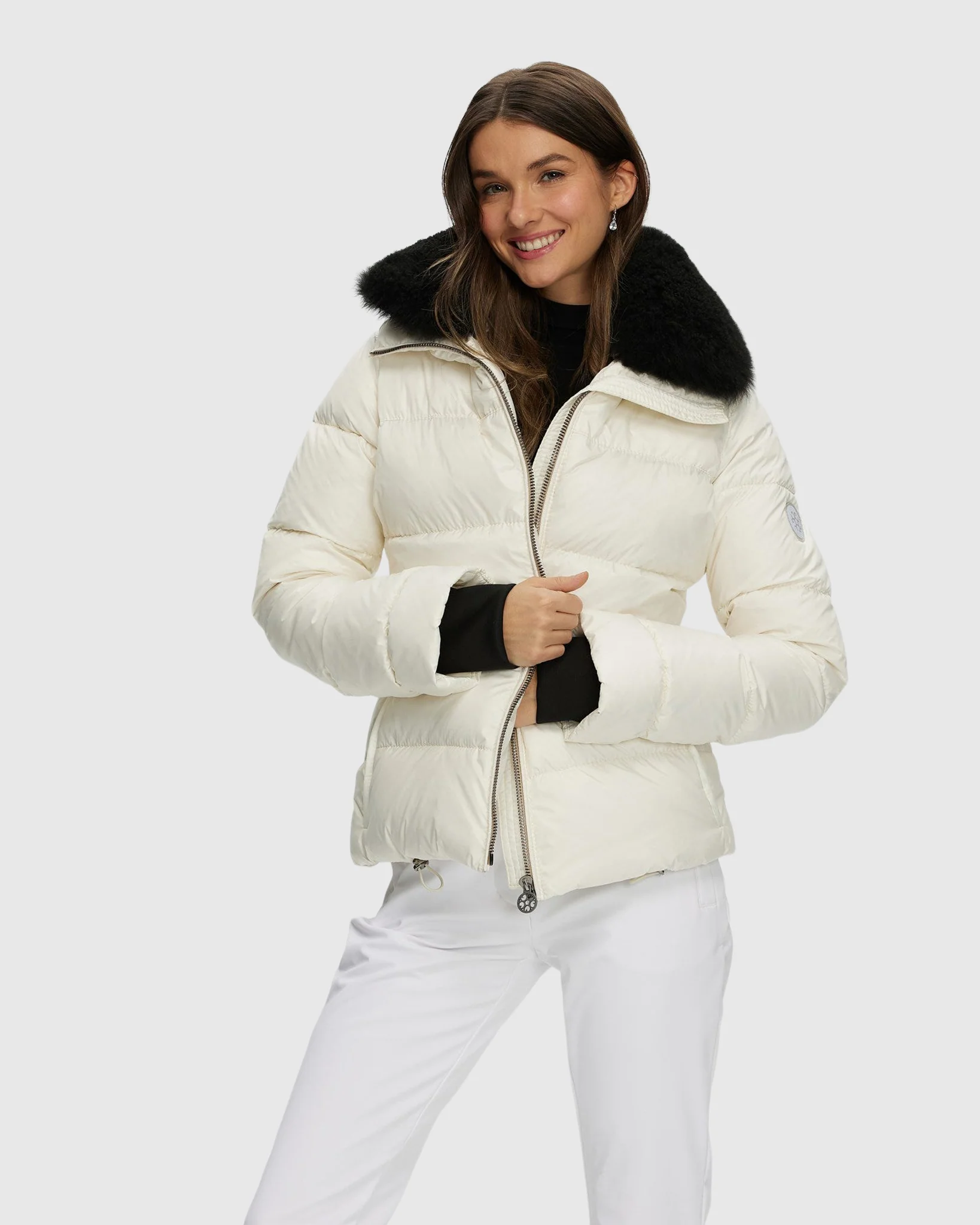 Après-Ski Jacket With Detachable Toscana Shearling Lamb Collar - Image 6