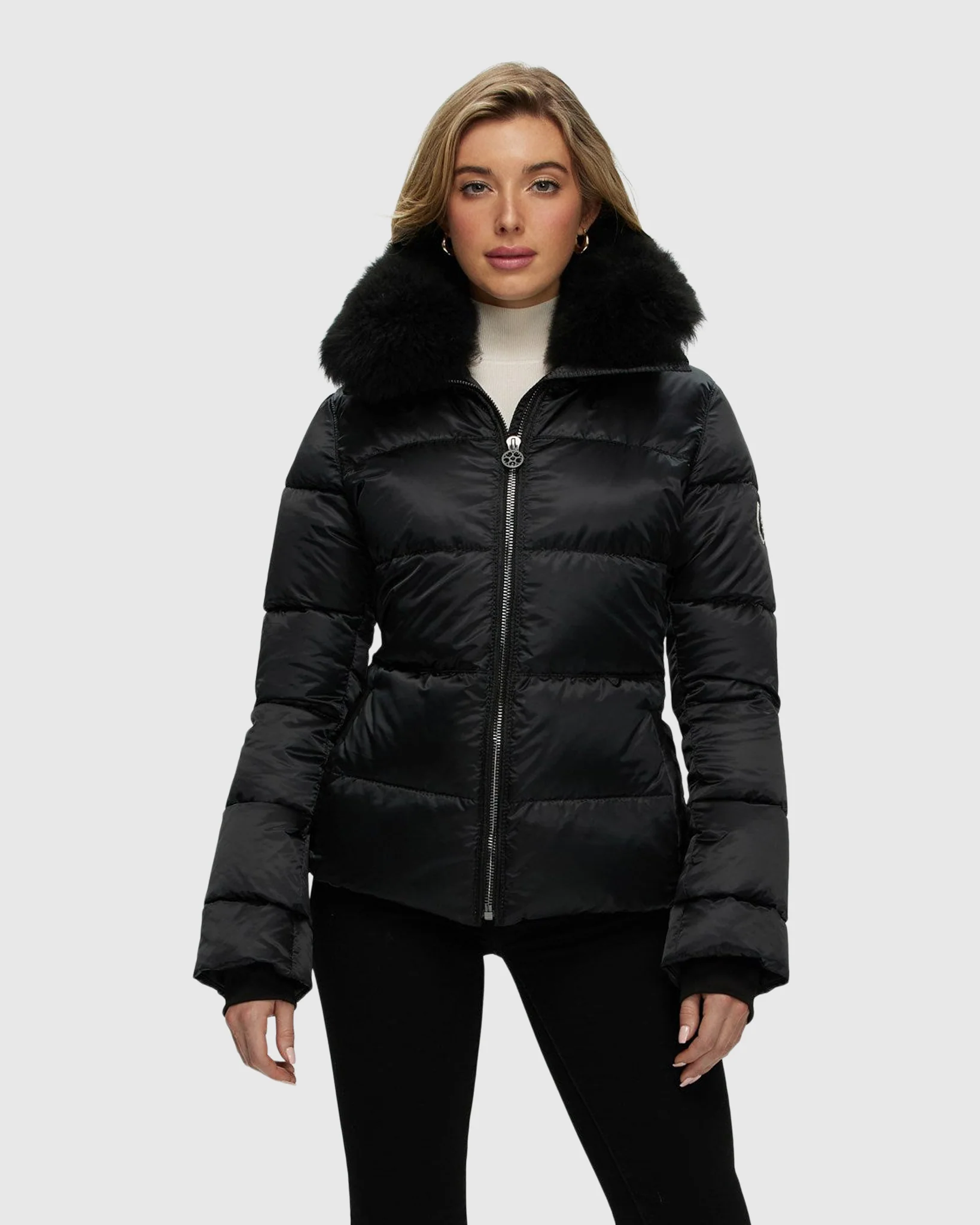 Après-Ski Jacket With Detachable Toscana Shearling Lamb Collar