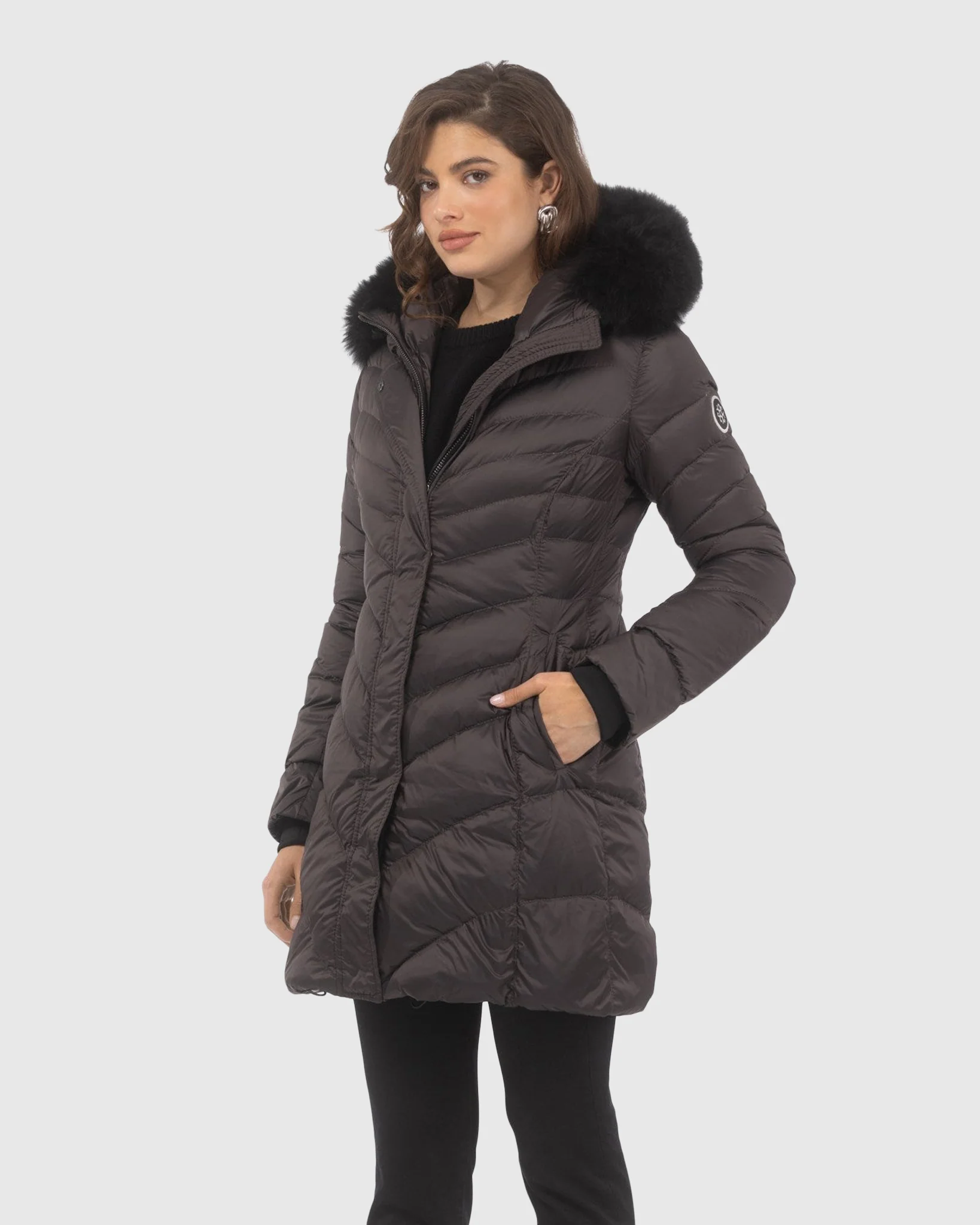 Après-Ski Jacket With Detachable Toscana Shearling Lamb Hood Trim - Image 10