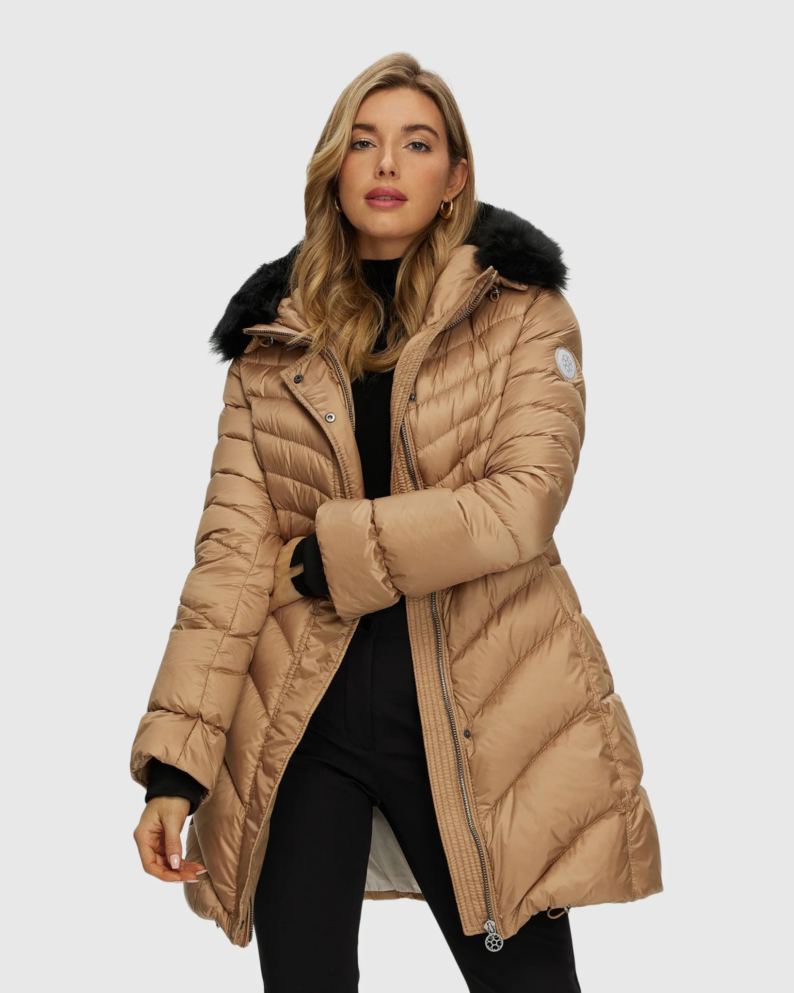 Après-Ski Jacket With Detachable Toscana Shearling Lamb Hood Trim - Image 23