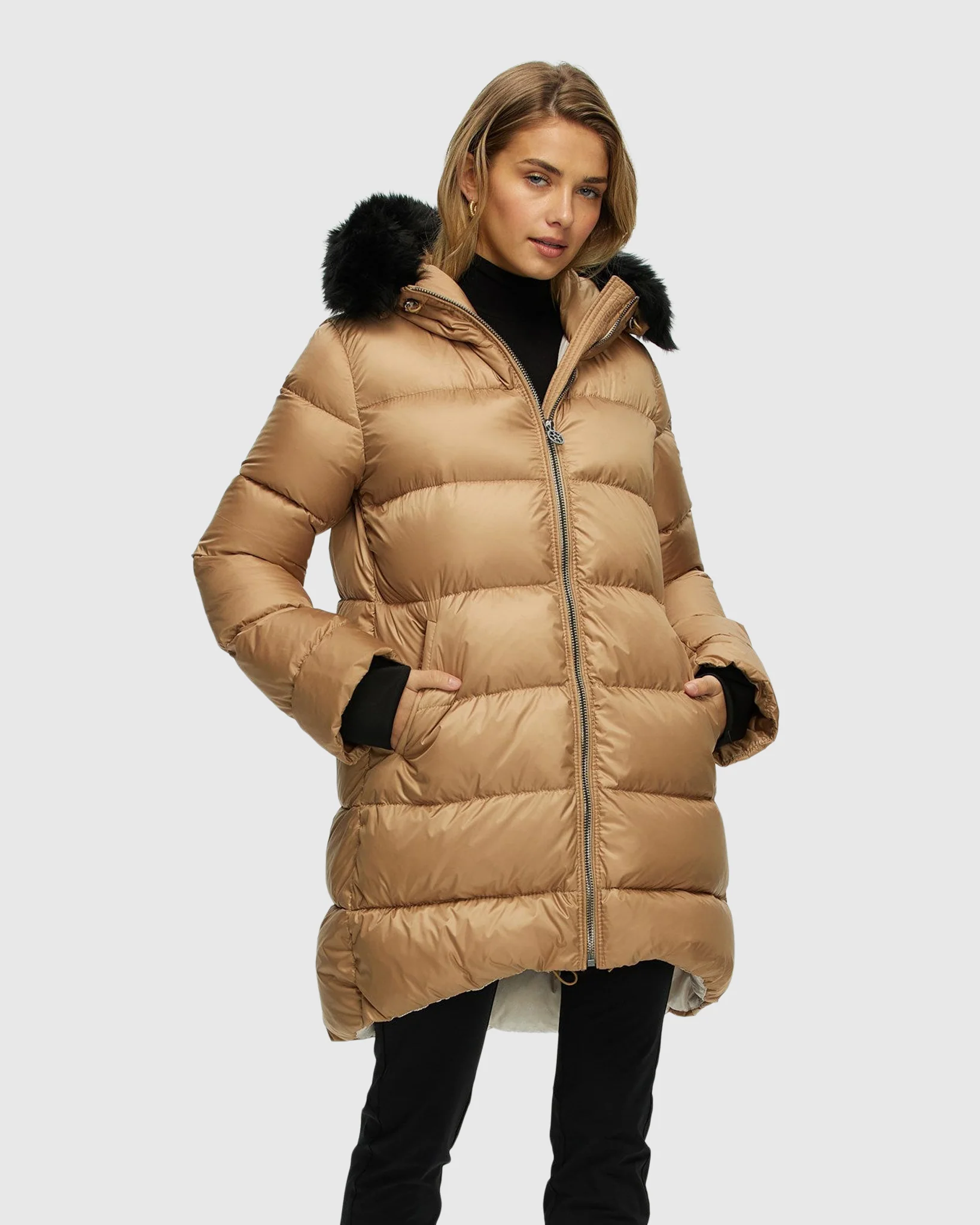 Apres-Ski Jacket With Detachable Toscana Shearling Lamb Hood Trim - Image 10