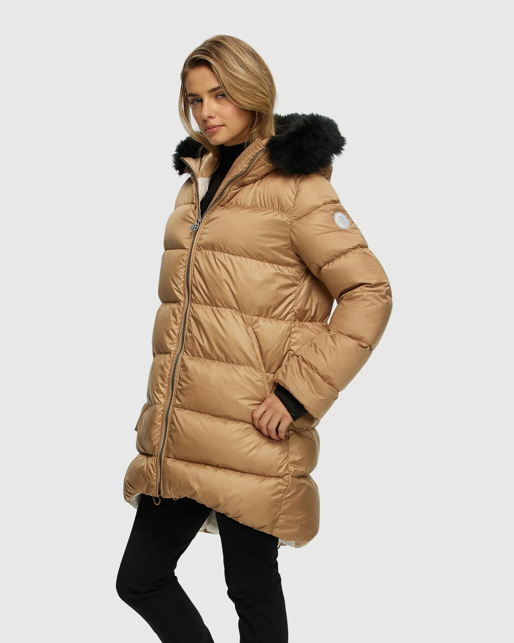 Apres-Ski Jacket With Detachable Toscana Shearling Lamb Hood Trim - Image 12
