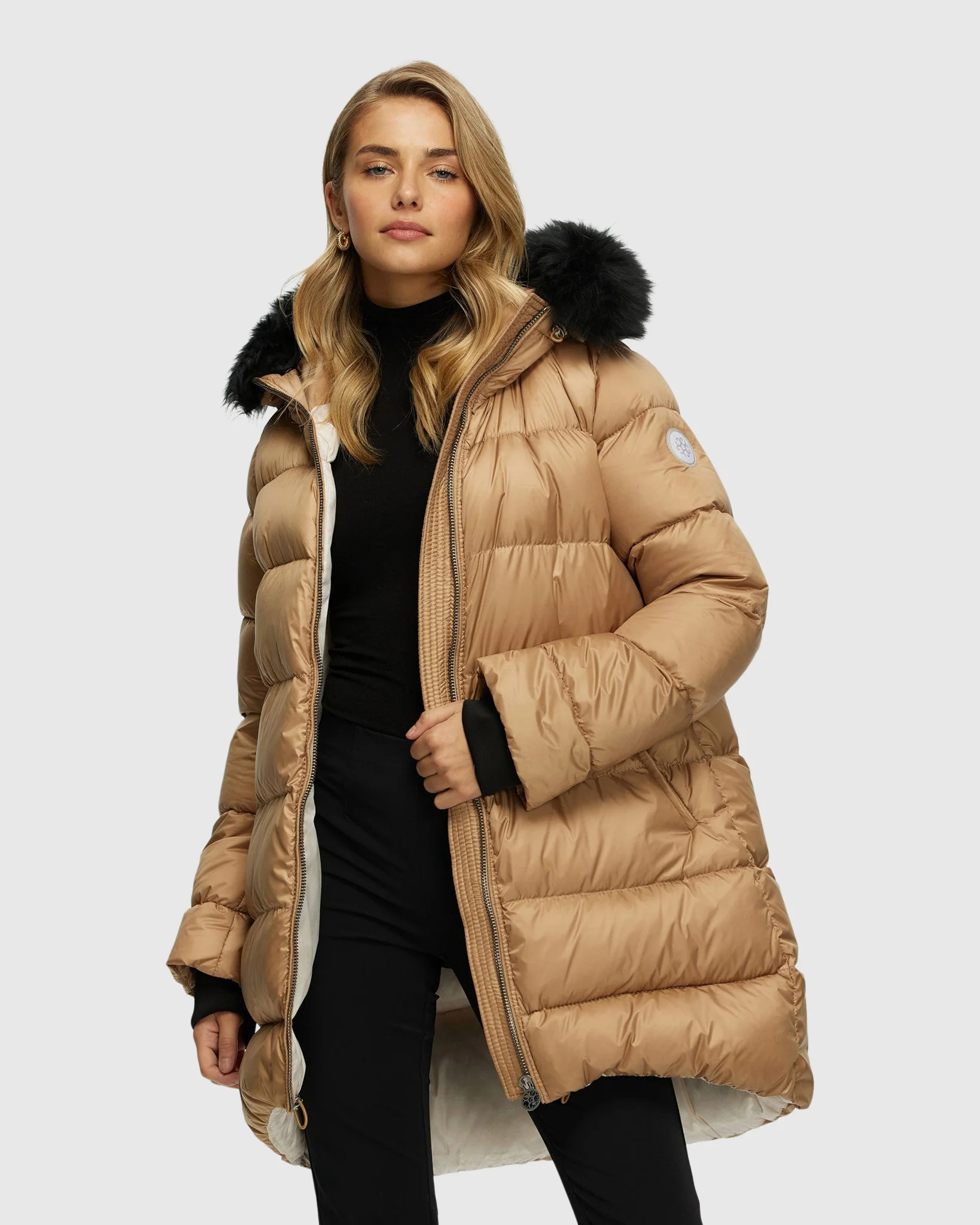 Apres-Ski Jacket With Detachable Toscana Shearling Lamb Hood Trim - Image 16