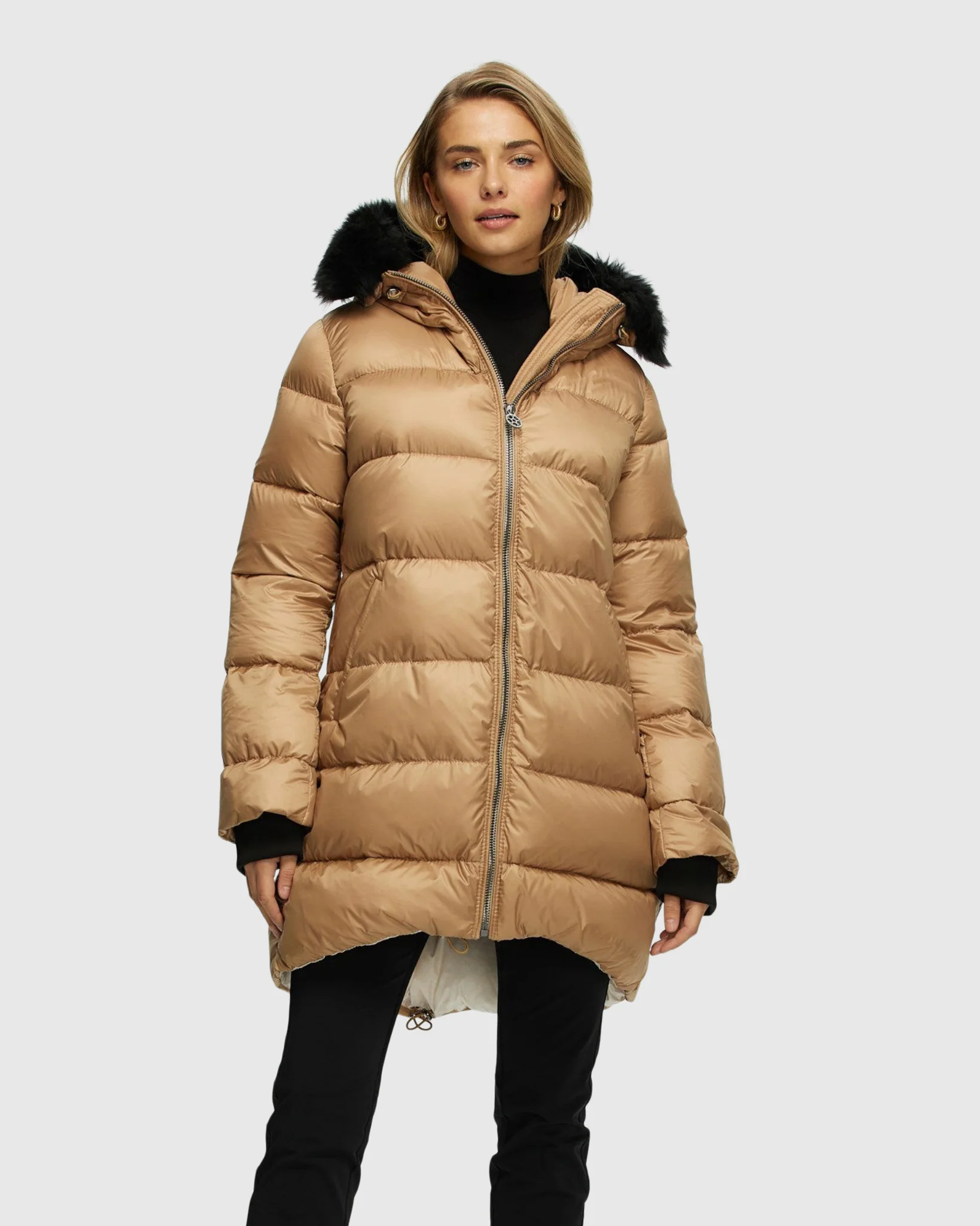 Apres-Ski Jacket With Detachable Toscana Shearling Lamb Hood Trim - Image 8