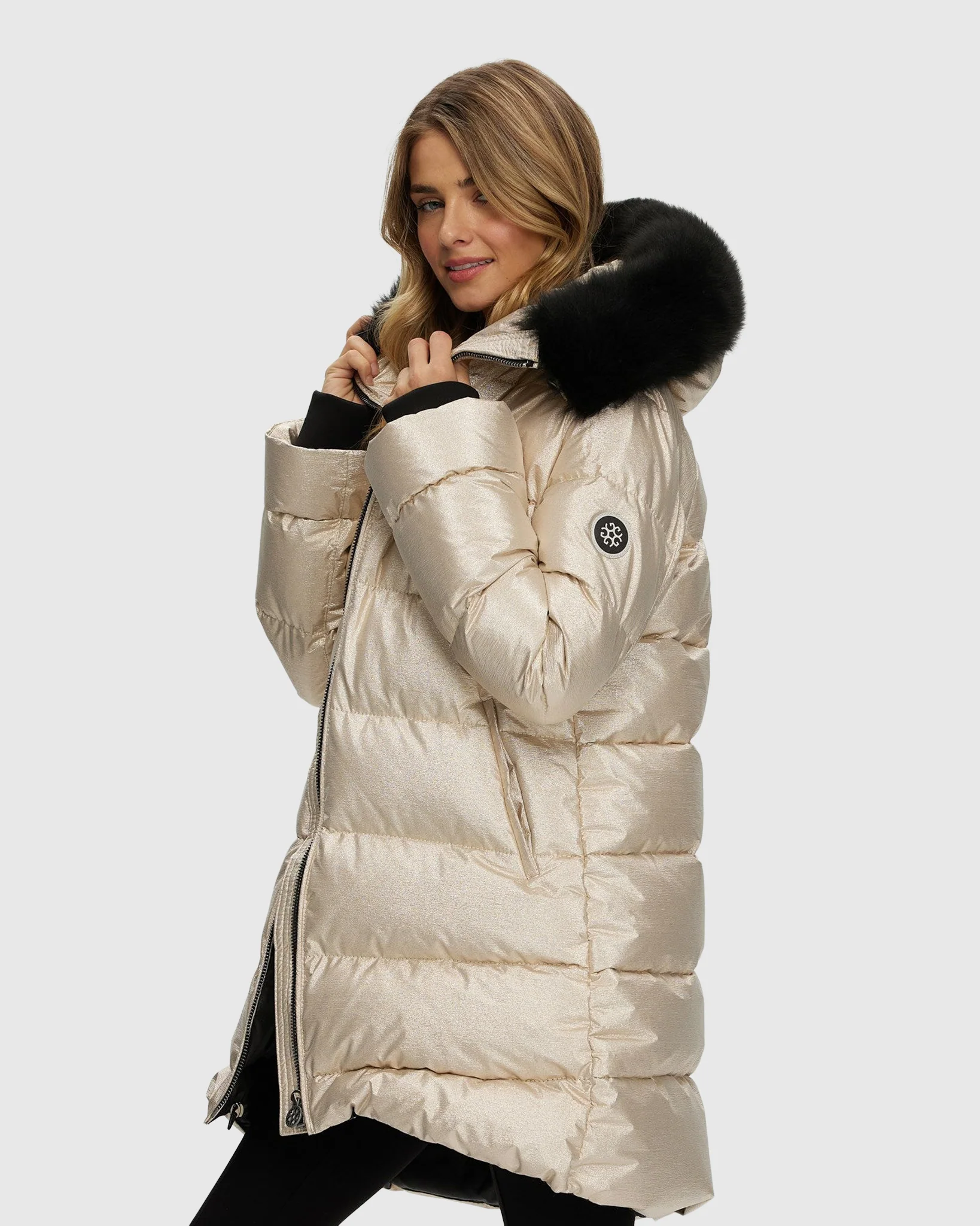 Après-Ski Jacket With Detachable Toscana Shearling Lamb Hood Trim - Image 8