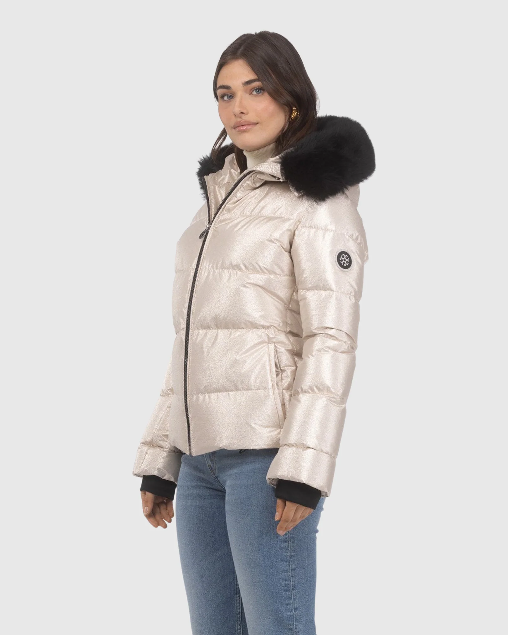 Après-Ski Jacket With Detachable Toscana Shearling Lamb Hood Trim - Image 3