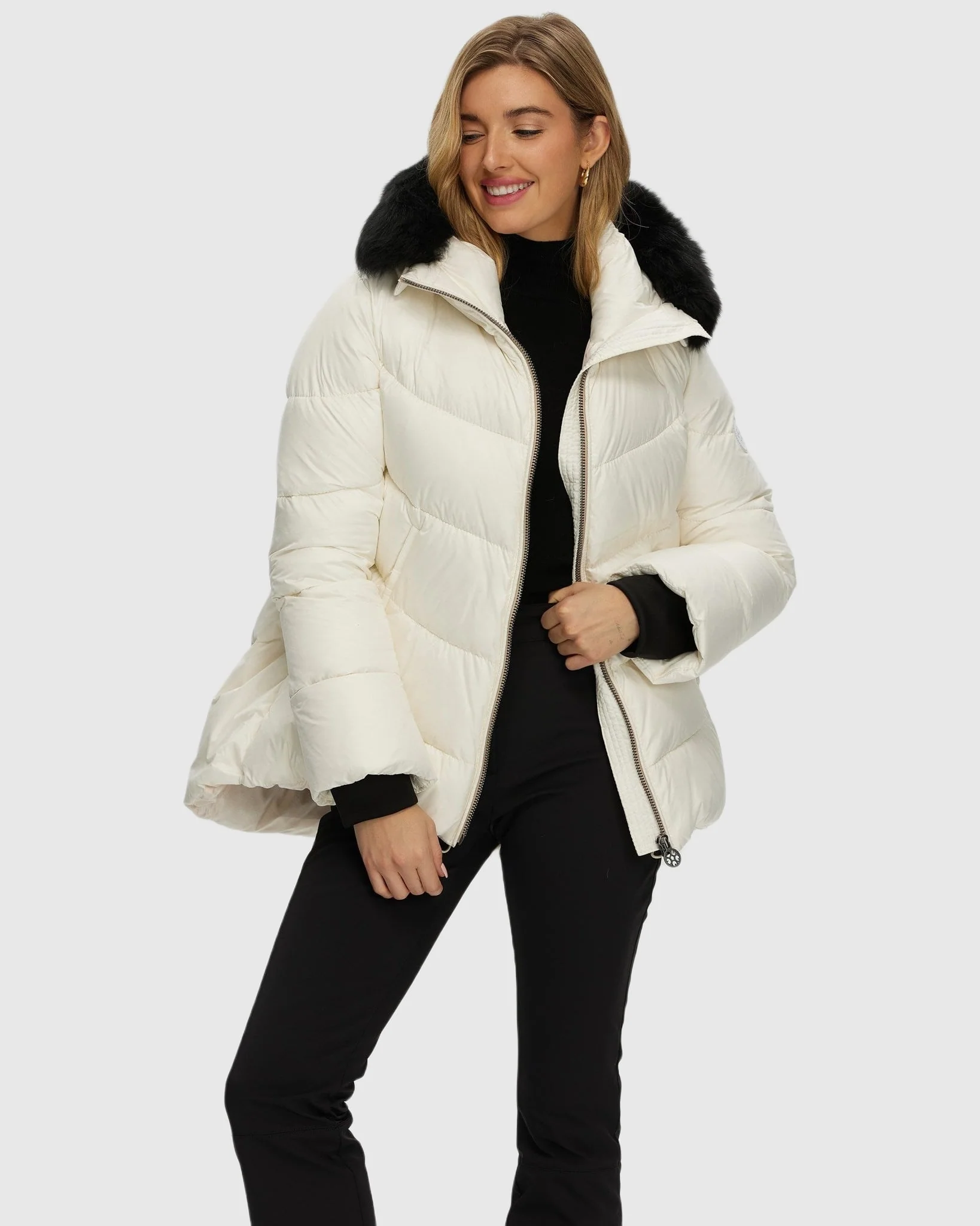 Après-Ski Jacket With Detachable Toscana Shearling Lamb Hood Trim - Image 14