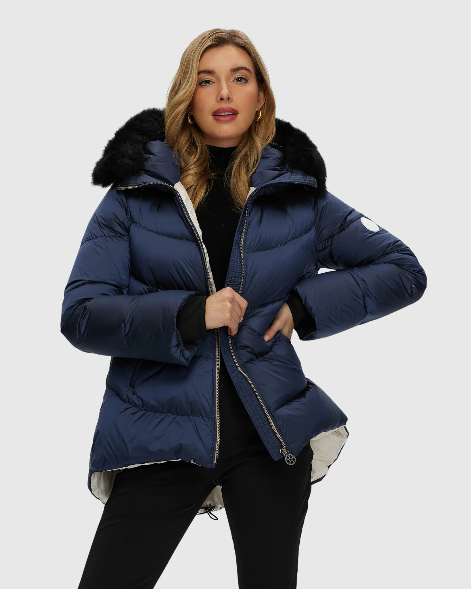Après-Ski Jacket With Detachable Toscana Shearling Lamb Hood Trim - Image 22