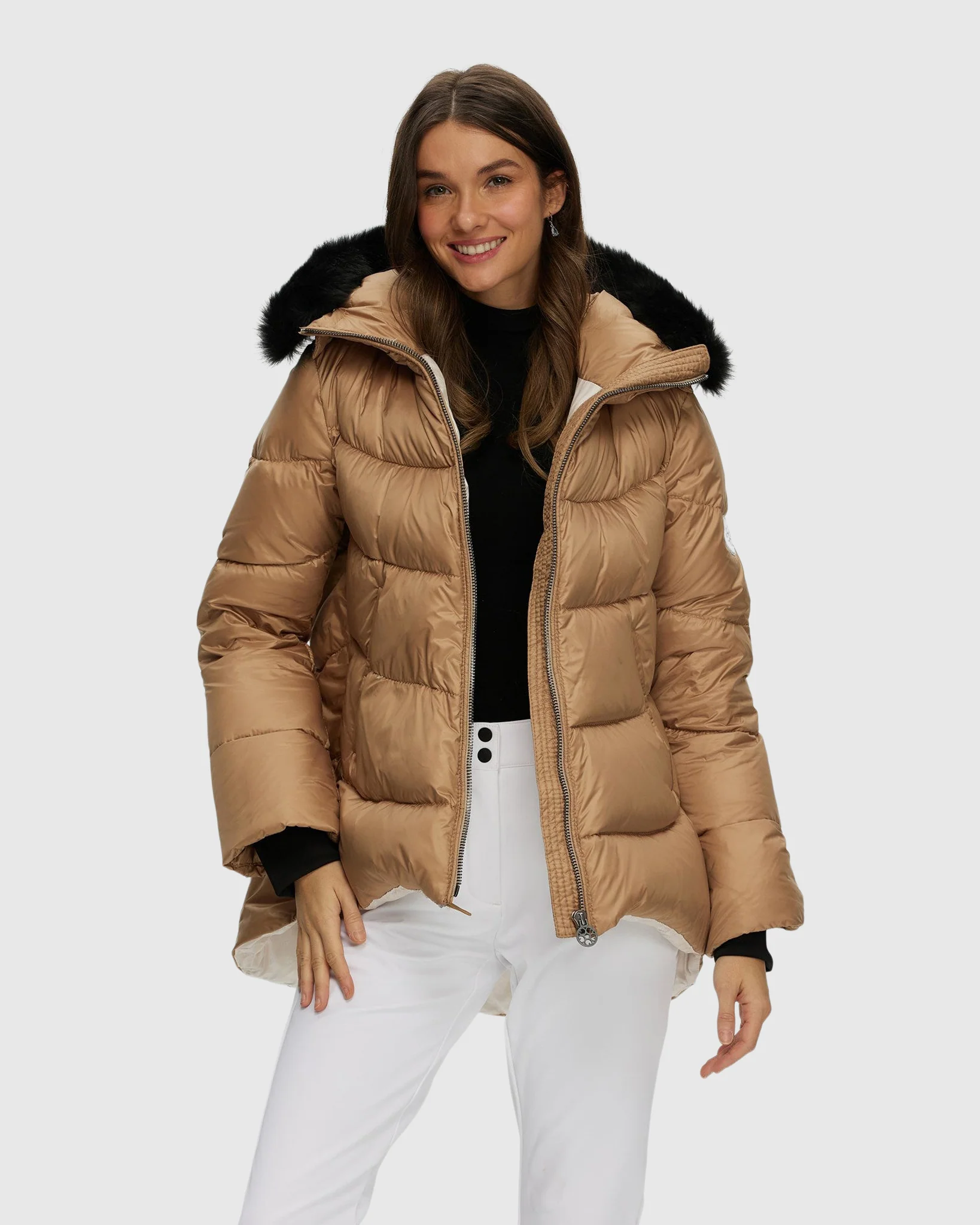 Après-Ski Jacket With Detachable Toscana Shearling Lamb Hood Trim - Image 30