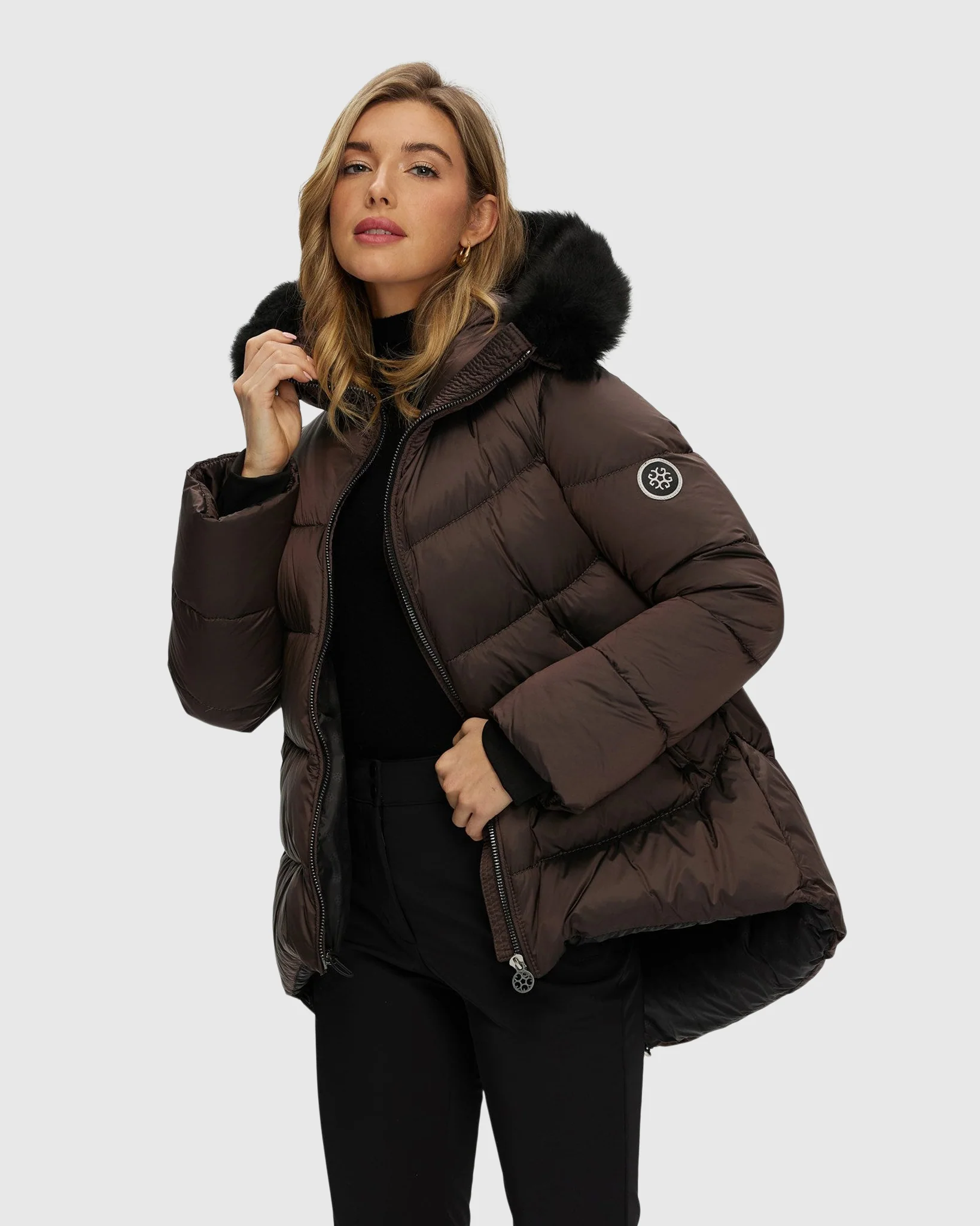 Après-Ski Jacket With Detachable Toscana Shearling Lamb Hood Trim - Image 8