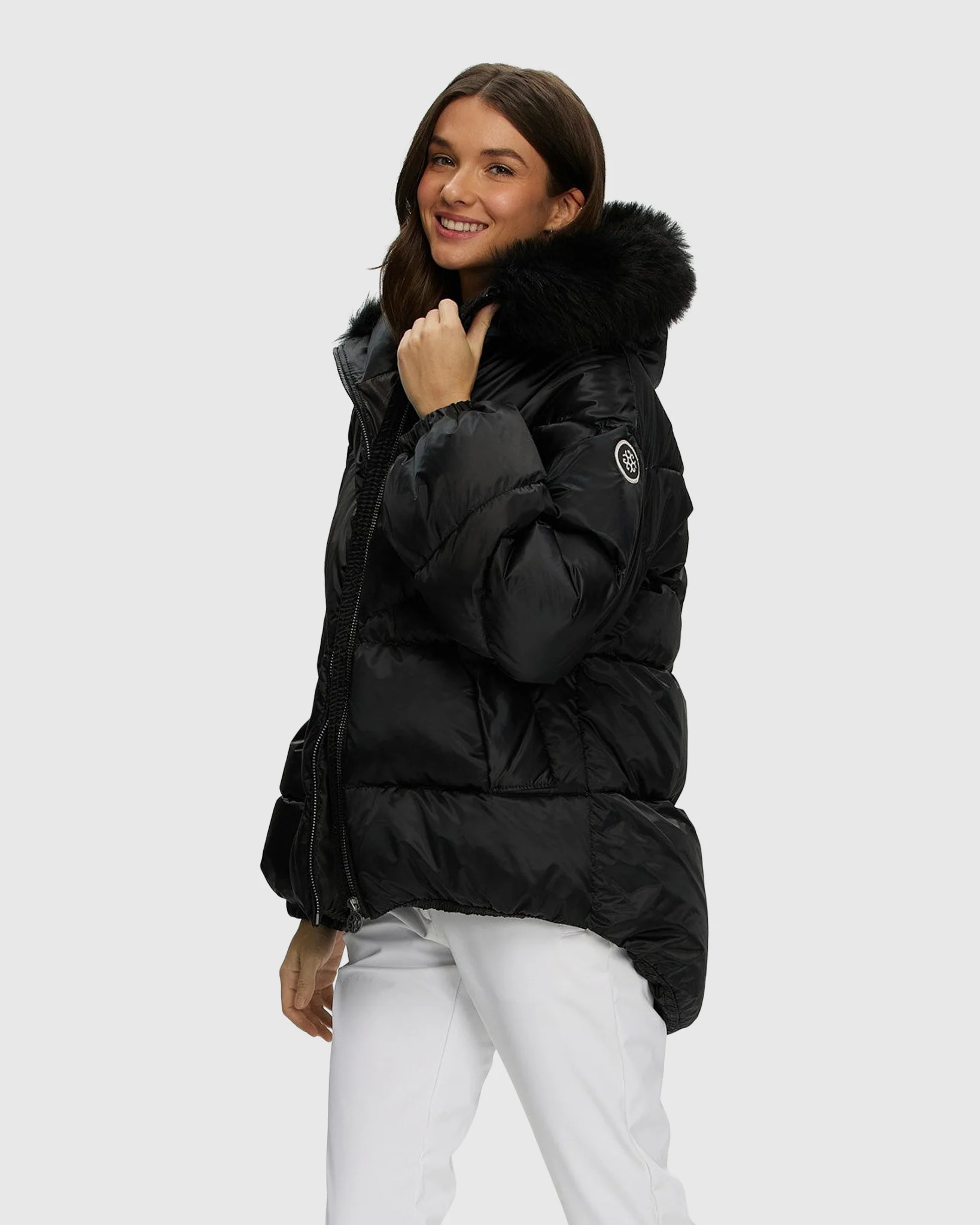 Après-Ski Jacket With Detachable Toscana Shearling Lamb Hood Trim - Image 2