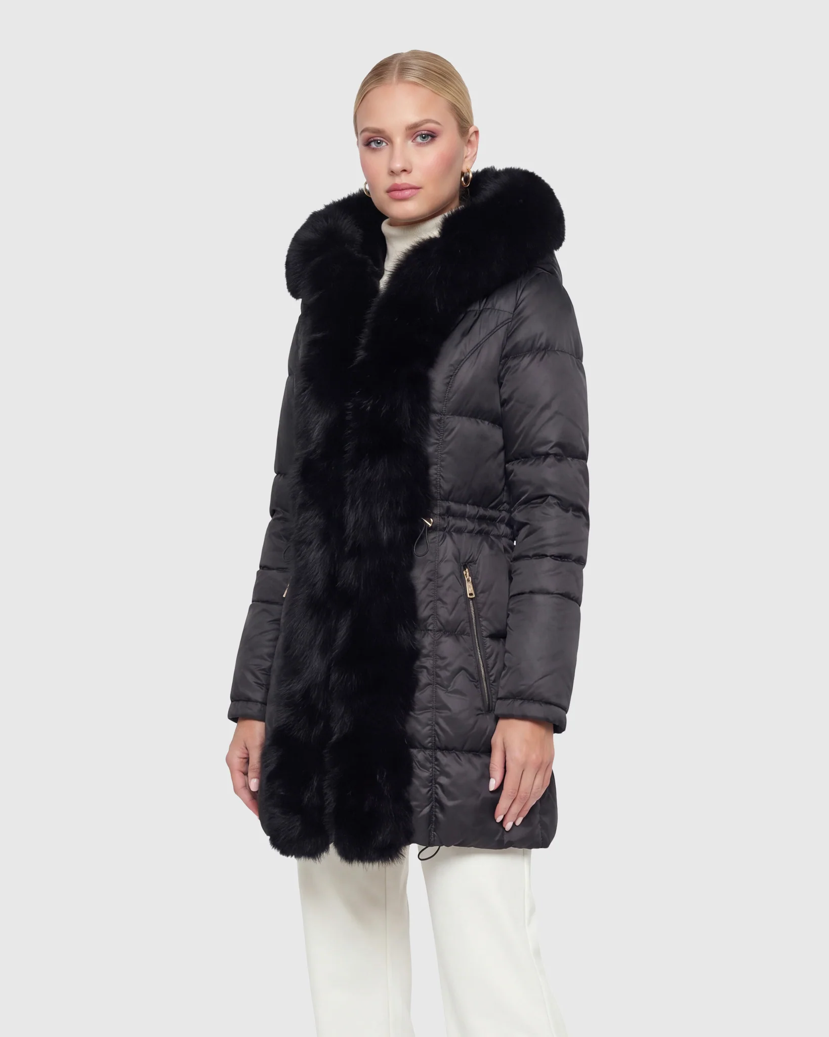 Après-Ski Jacket With Fox Sections Tuxedo - Image 3