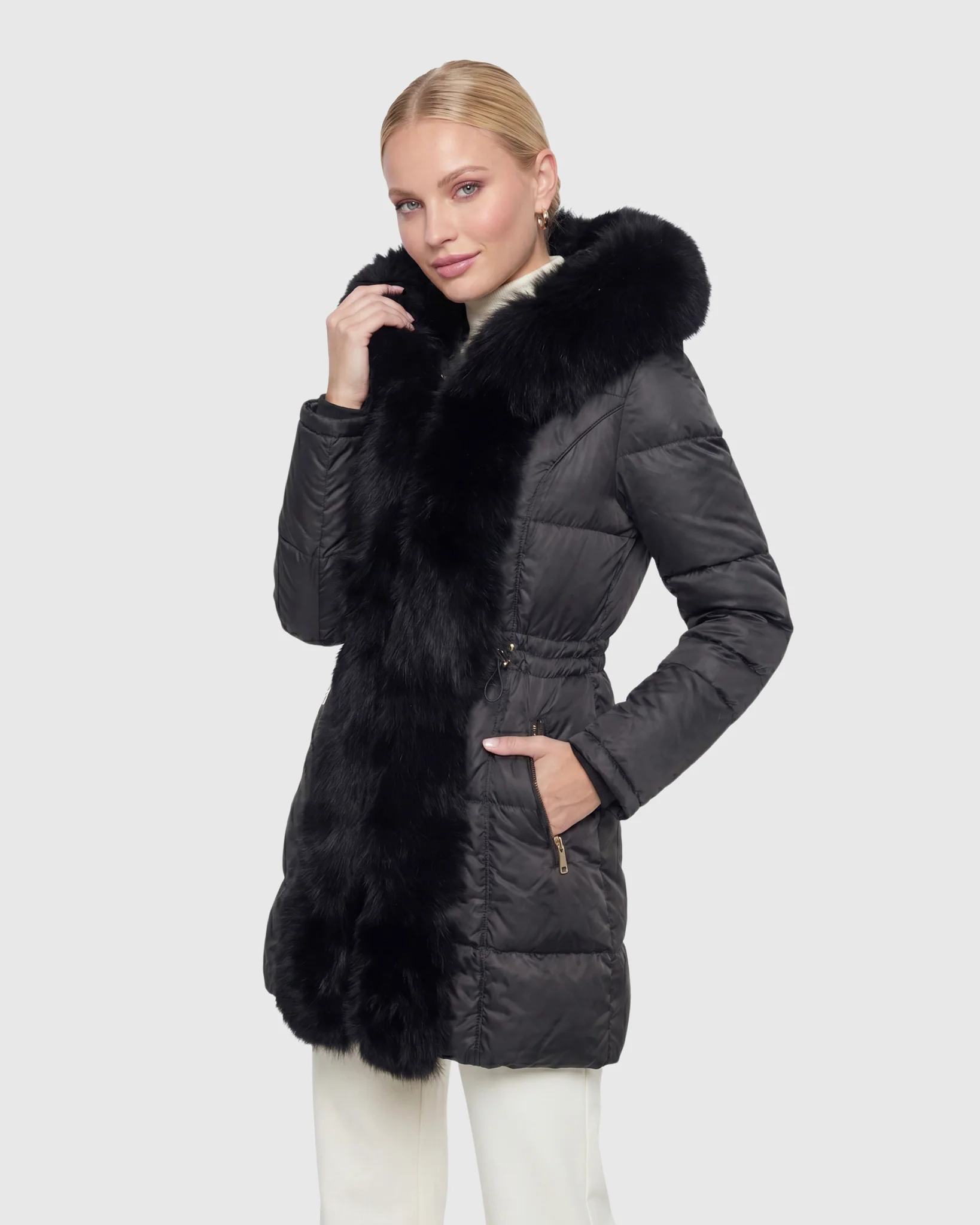 Après-Ski Jacket With Fox Sections Tuxedo - Image 5