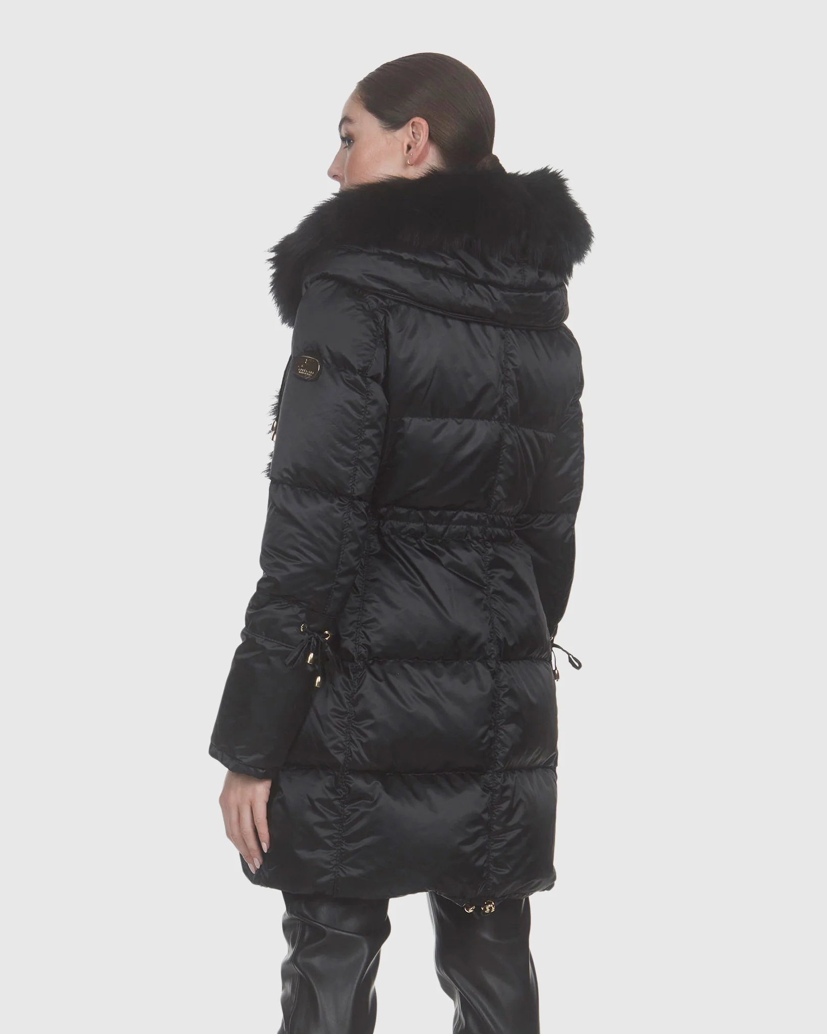 Apres-Ski Parka With Toscana Lamb Sections Tuxedo - Image 3