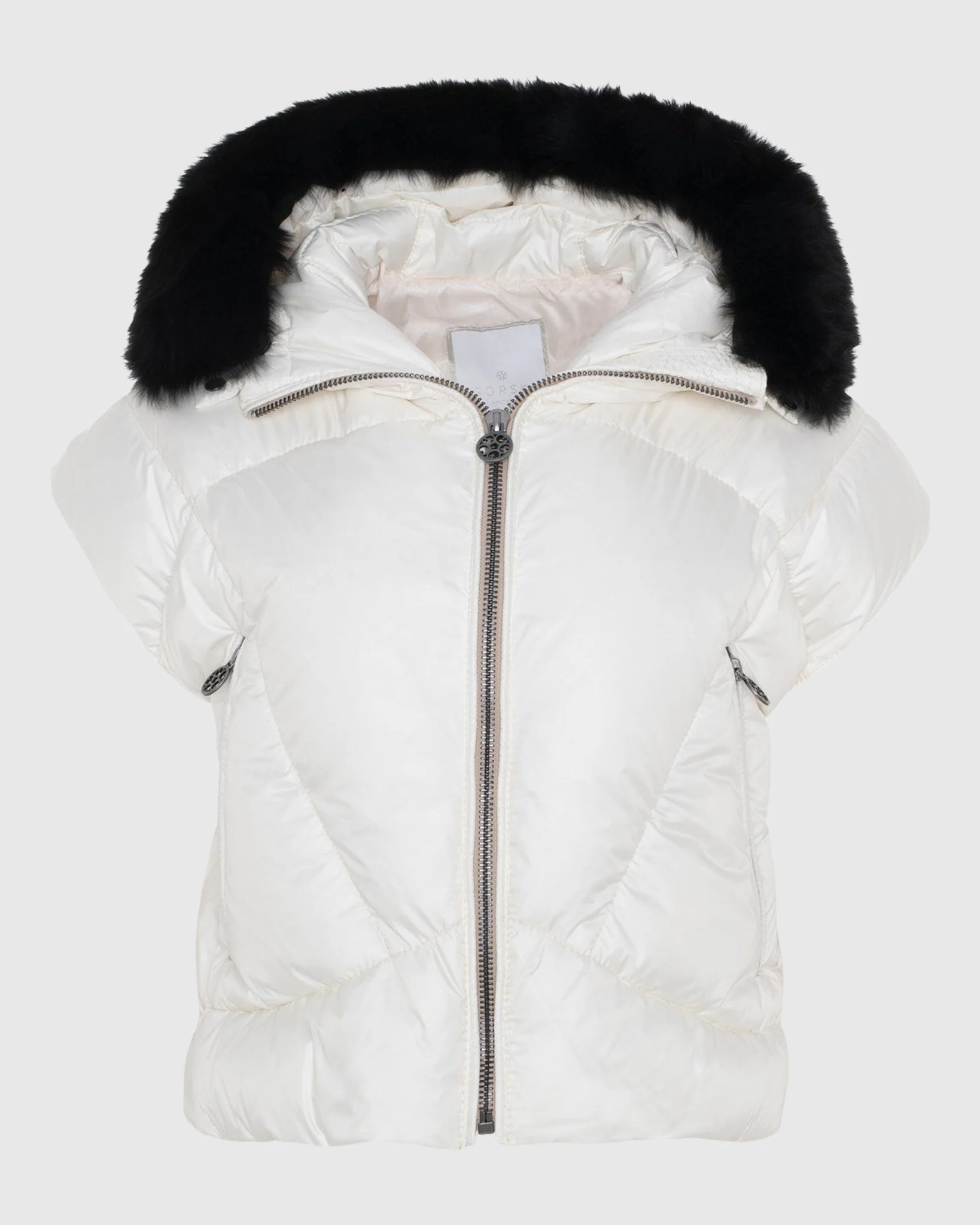 Après-Ski Vest With Detachable Toscana Shearling Lamb Hood Trim - Image 7