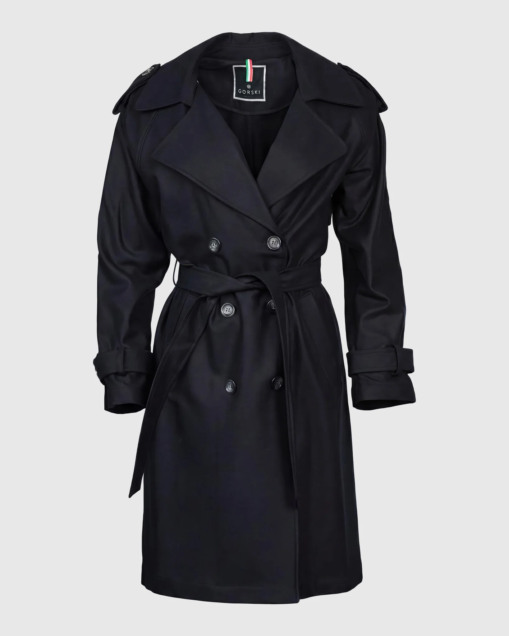 BELTED TRENCH COAT CRAFTED WITH VITALE BARBERIS WOOL - Image 6