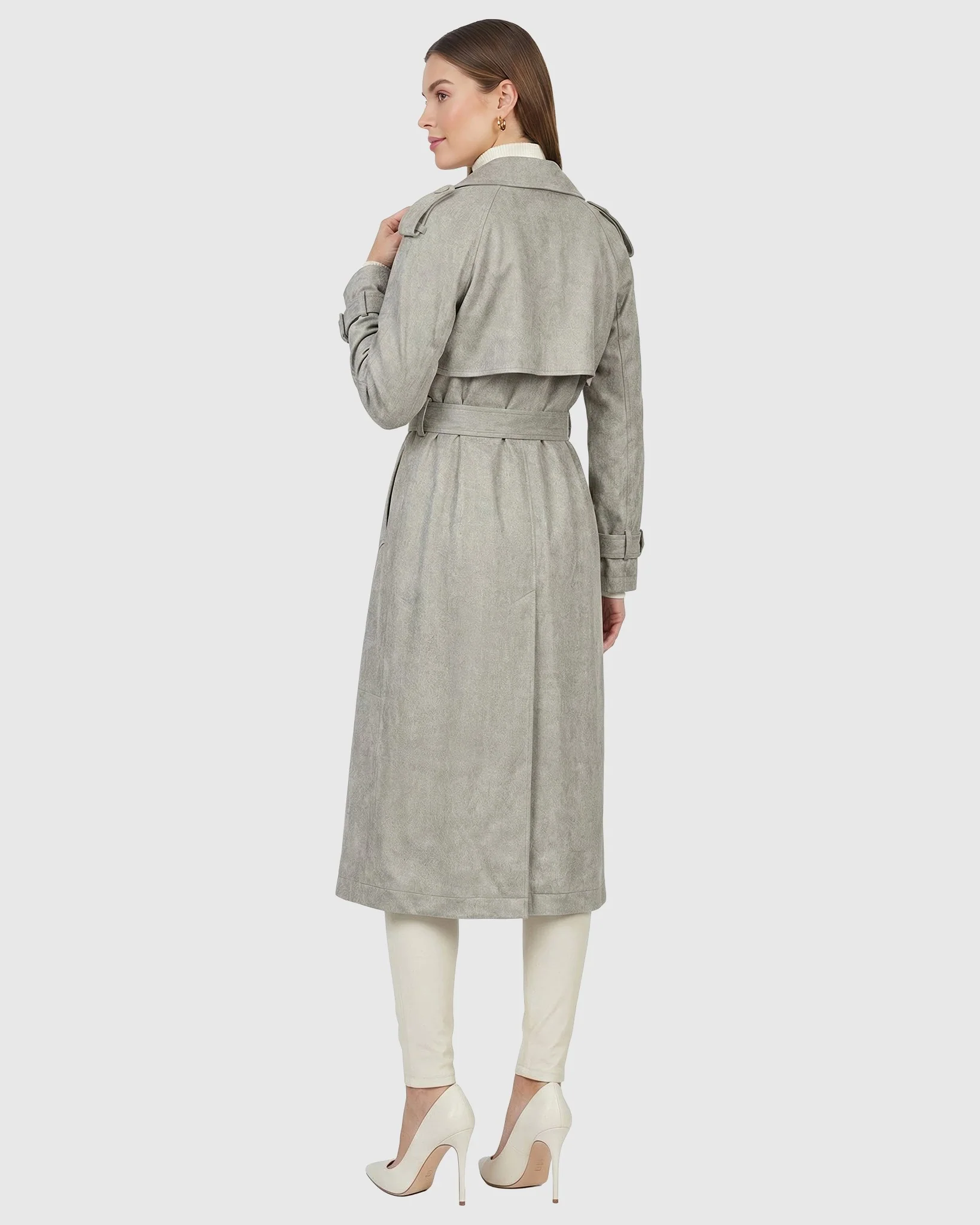 BELTED TRENCH COAT CRAFTED WITH VITALE BARBERIS WOOL - Image 16