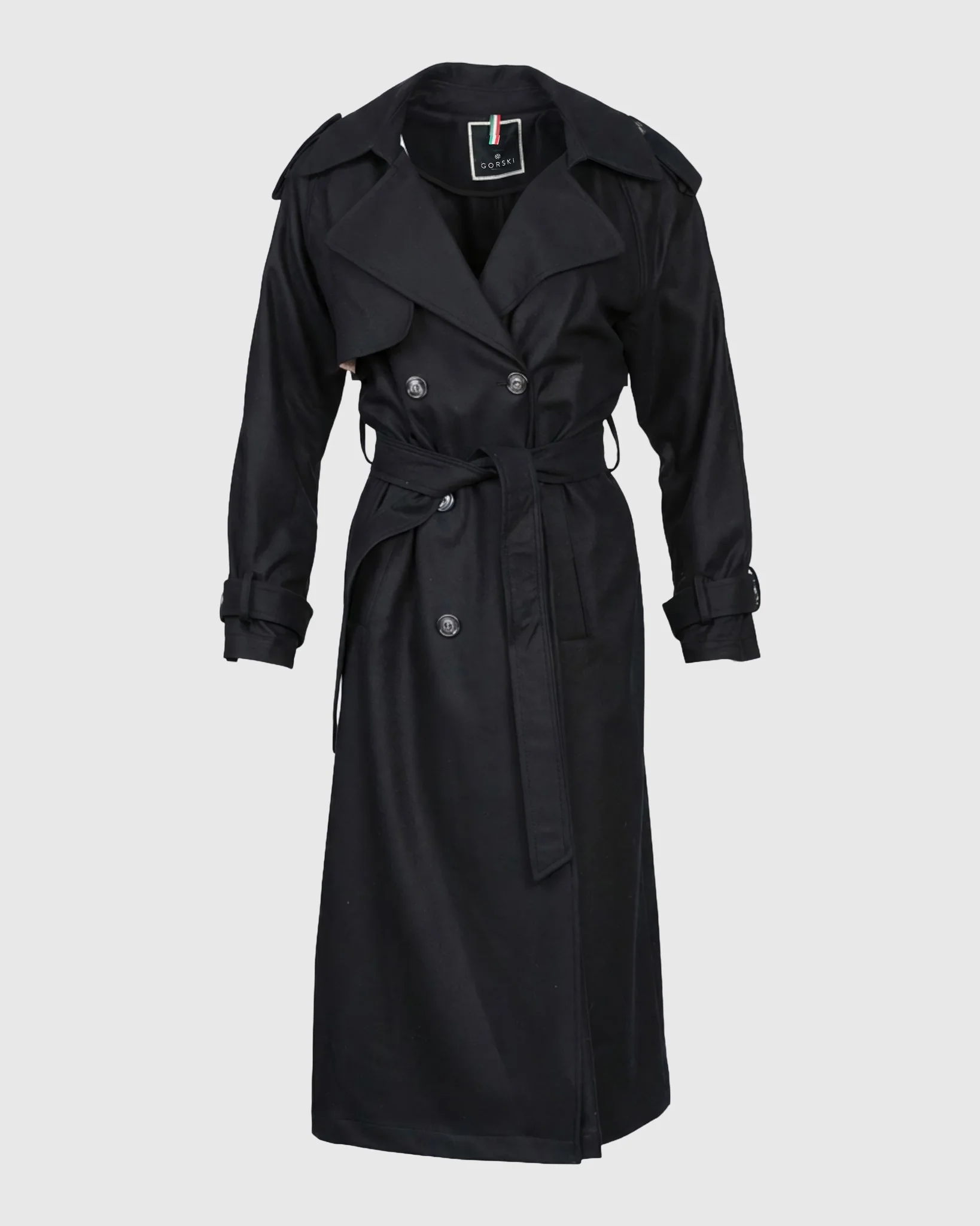 BELTED TRENCH COAT CRAFTED WITH VITALE BARBERIS WOOL - Image 6