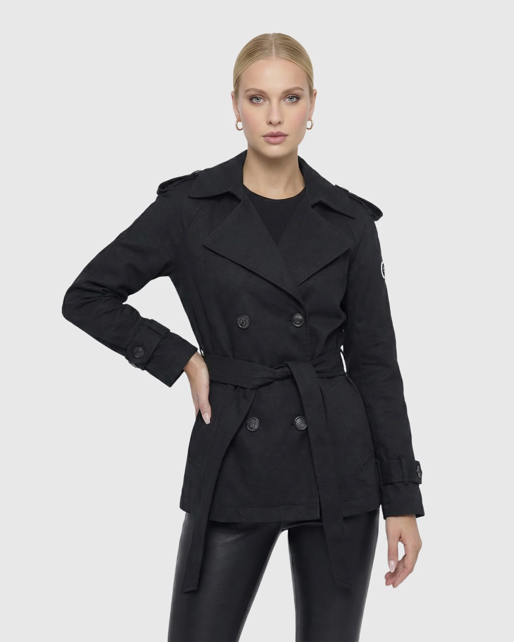 BELTED TRENCH JACKET CRAFTED WITH VITALE BARBERIS WOOL - Image 3
