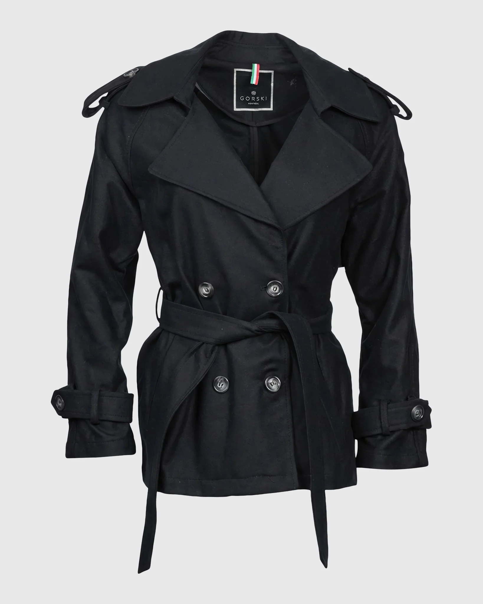 BELTED TRENCH JACKET CRAFTED WITH VITALE BARBERIS WOOL - Image 6