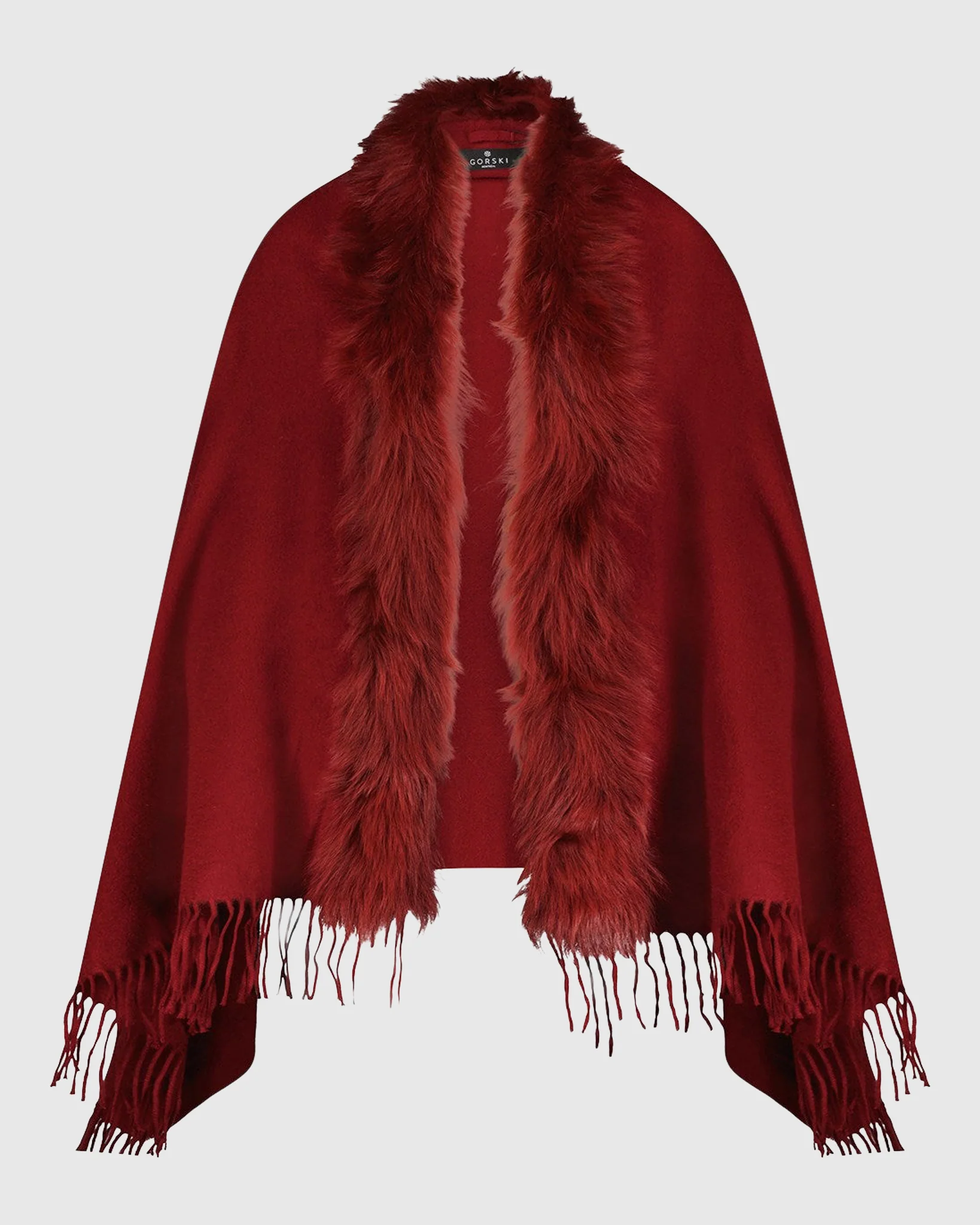 SELECT CASHMERE STOLE WITH TOSCANA LAMB TRIM - Image 13