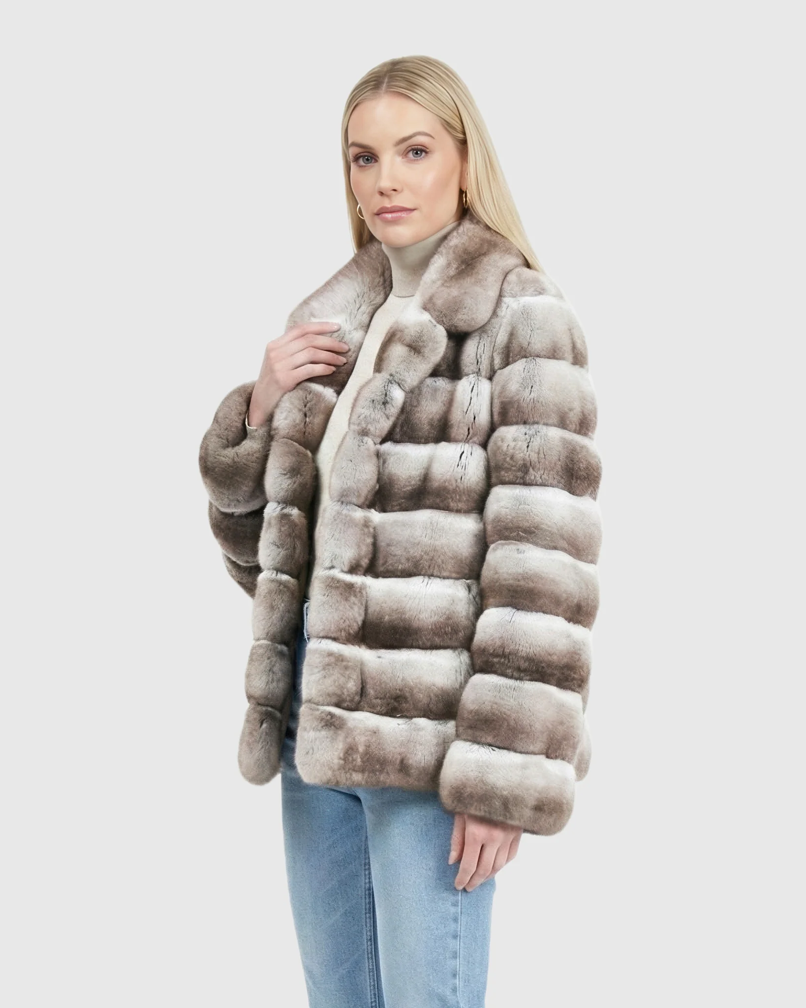 HORIZONTAL CHINCHILLA JACKET - Image 15