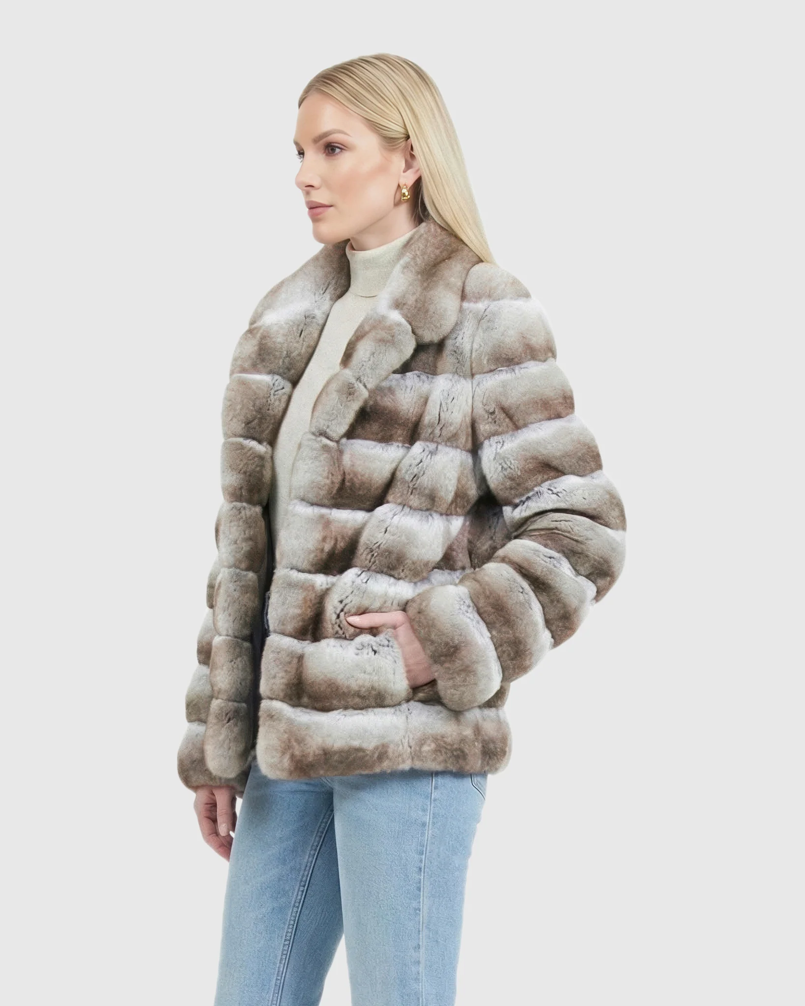 HORIZONTAL CHINCHILLA JACKET - Image 16