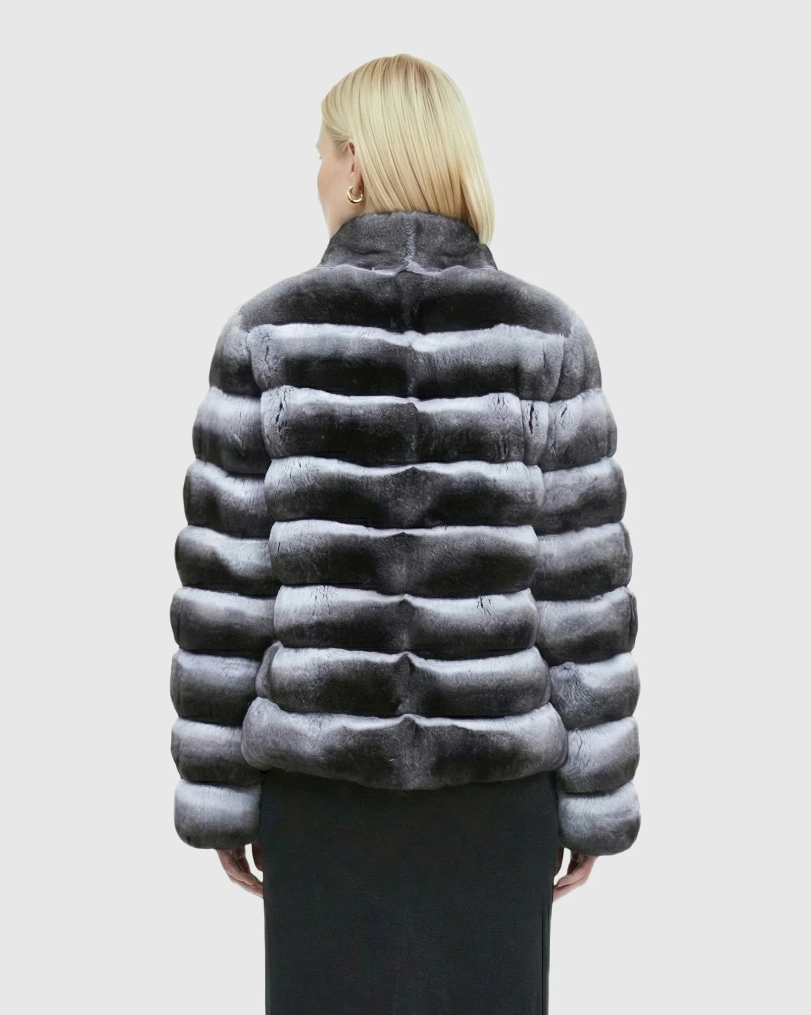 HORIZONTAL CHINCHILLA JACKET - Image 4
