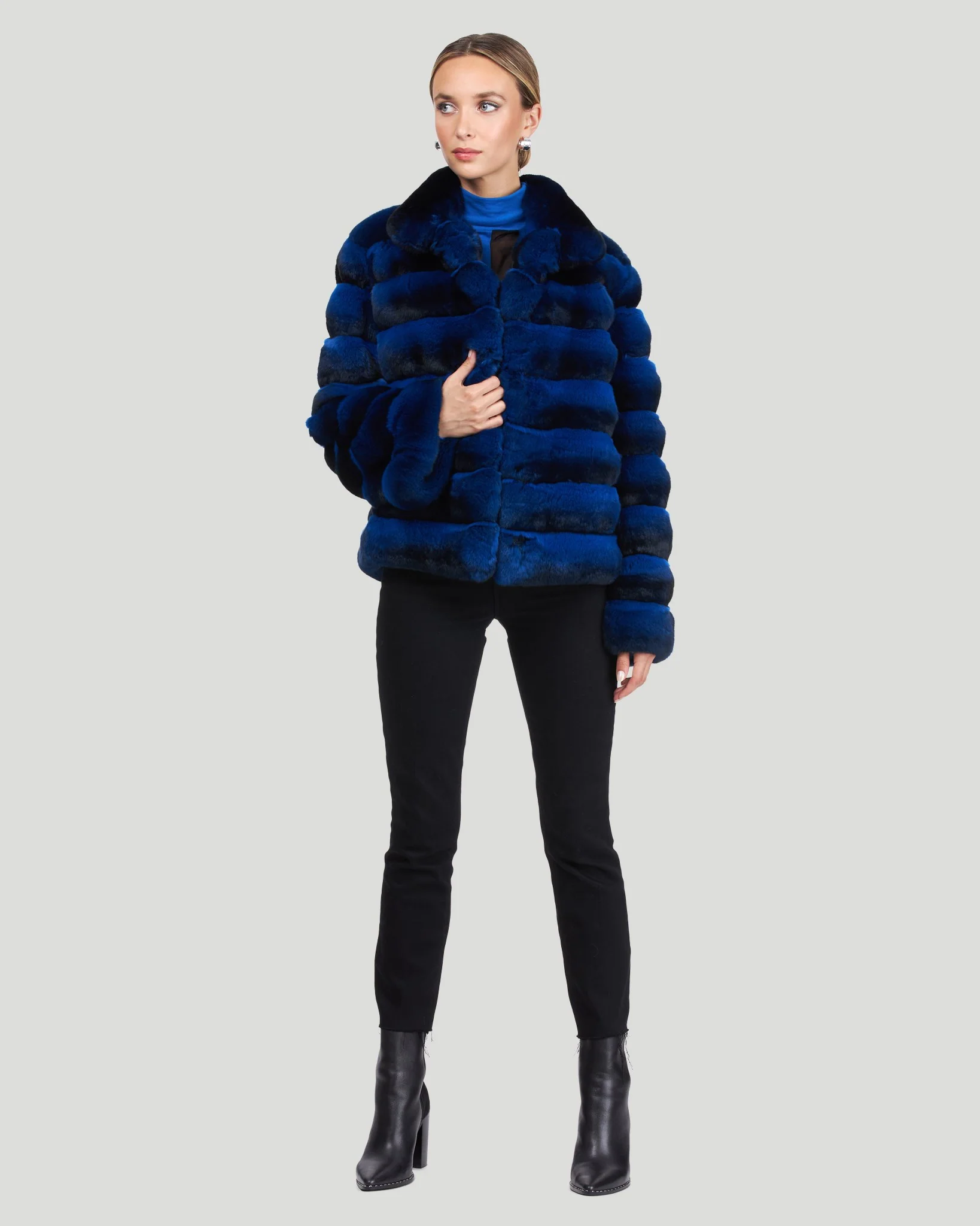 HORIZONTAL CHINCHILLA JACKET - Image 5