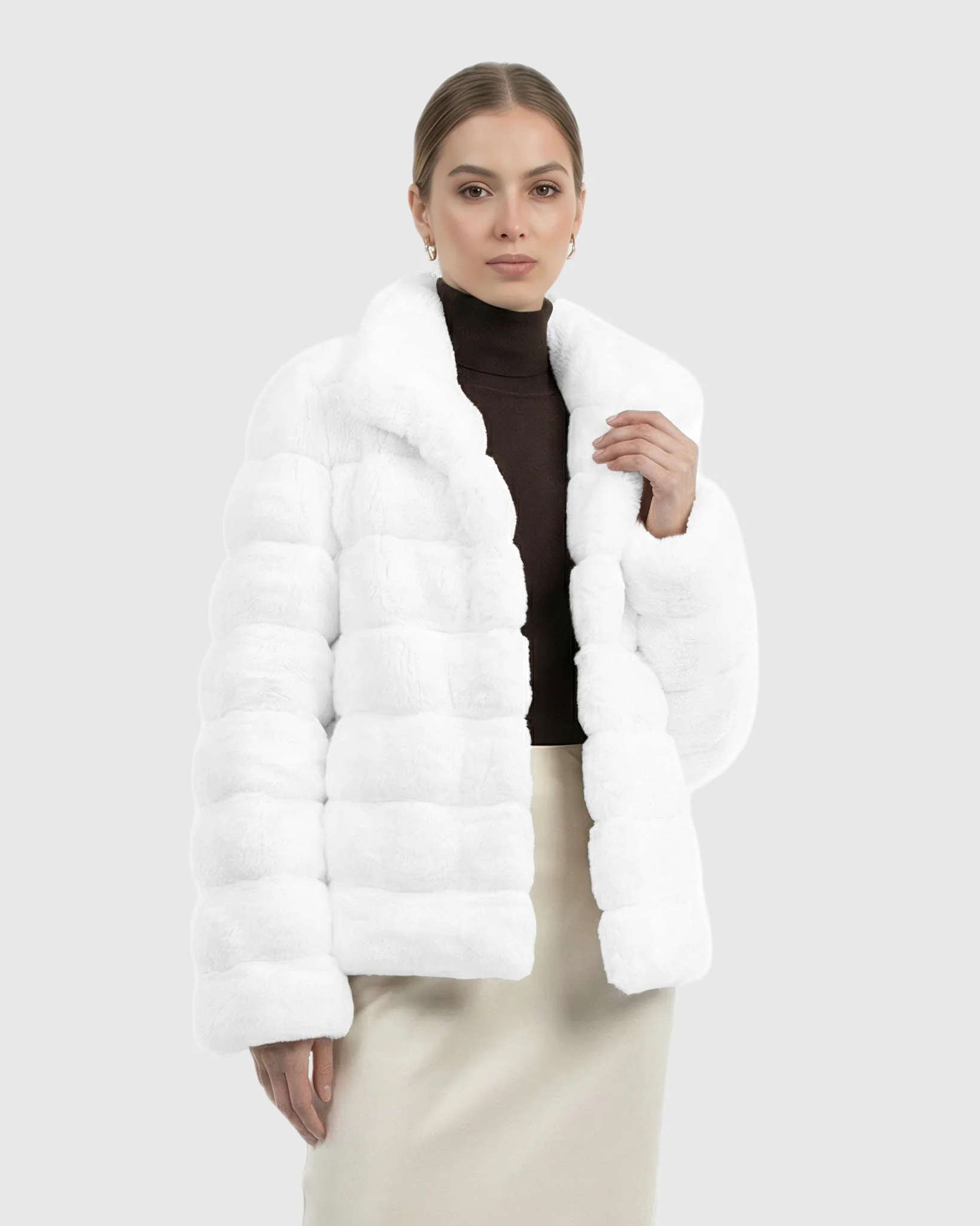 HORIZONTAL CHINCHILLA JACKET - Image 9
