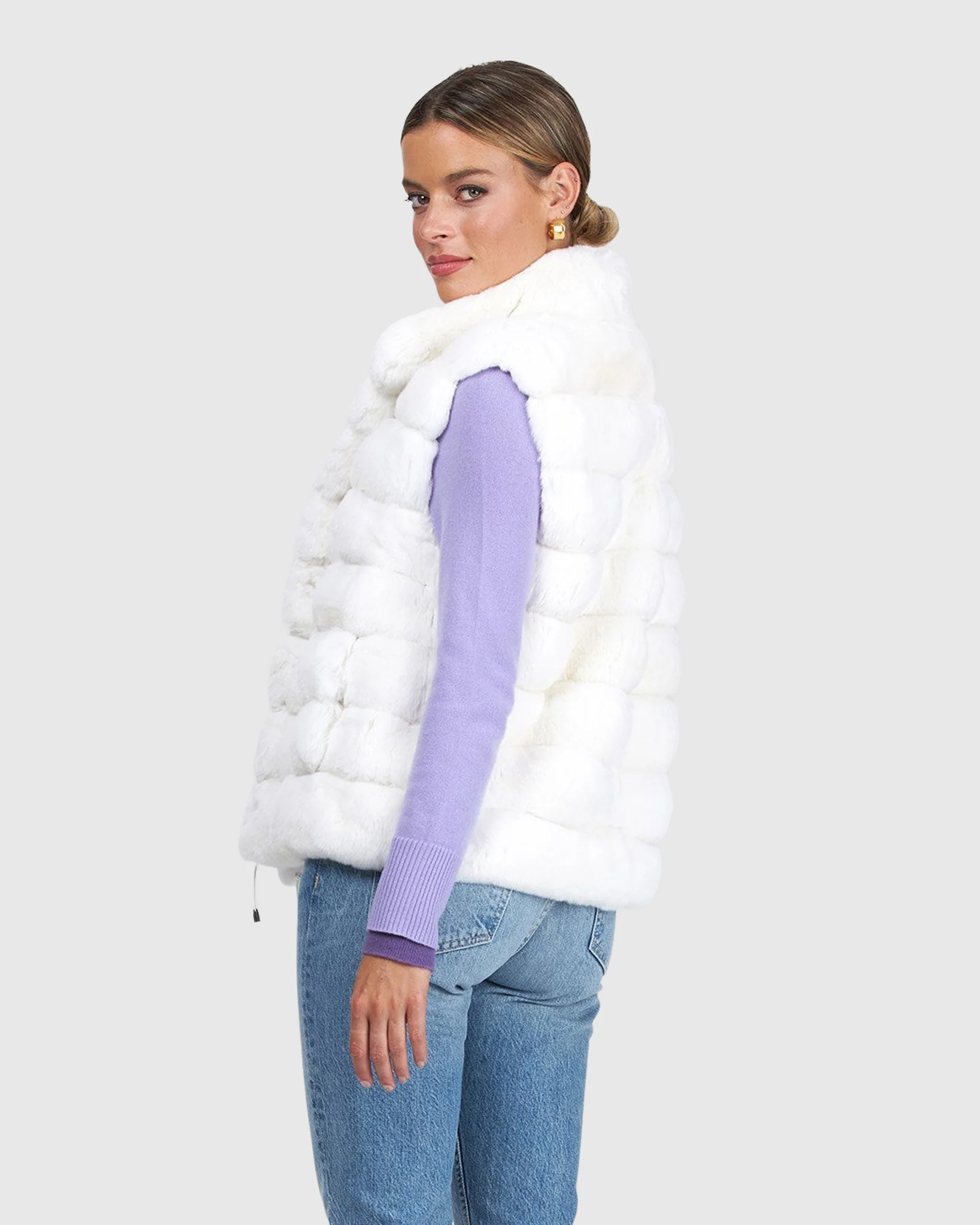 HORIZONTAL CHINCHILLA VEST - Image 2