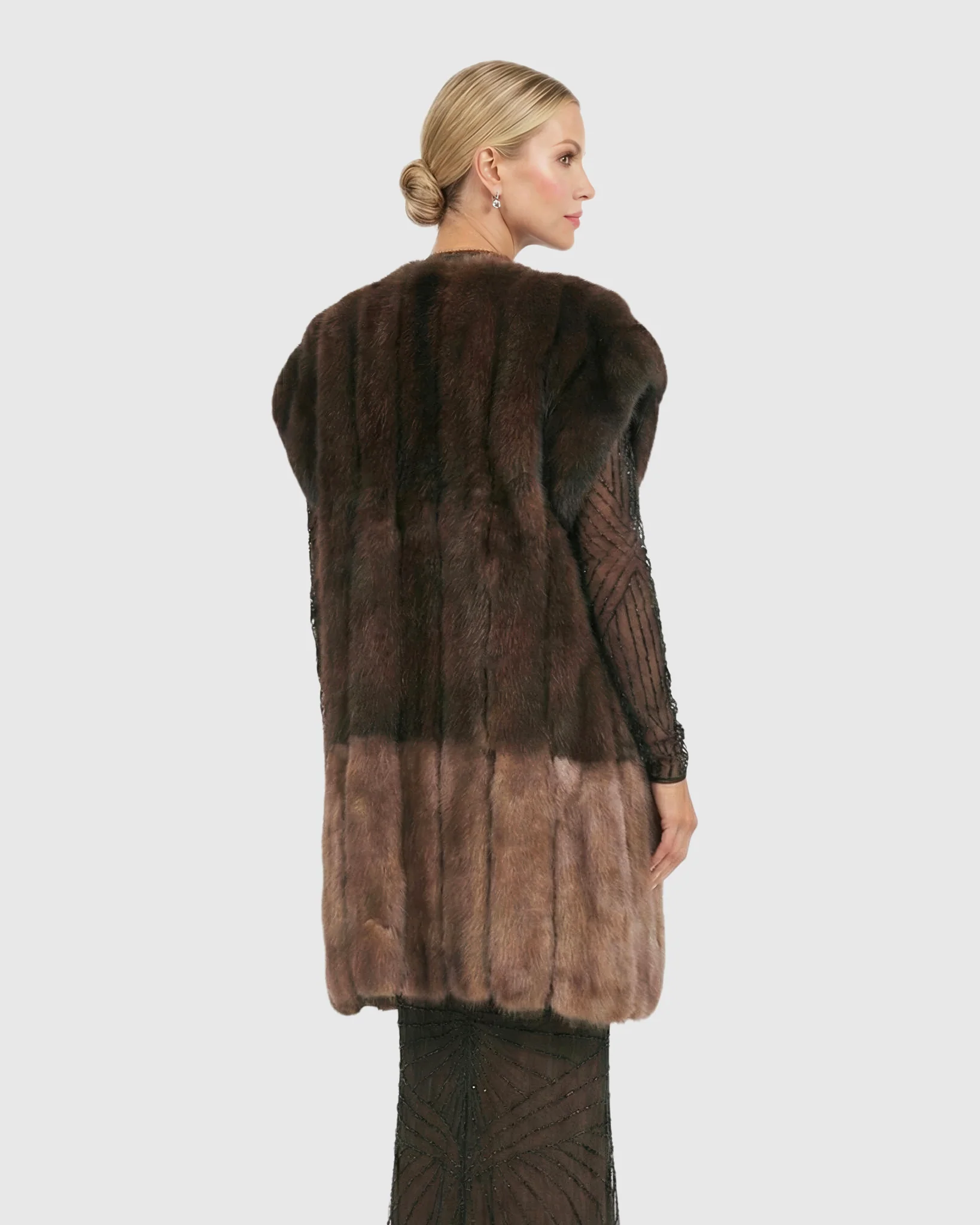 Color Block Sable Vest - Image 5