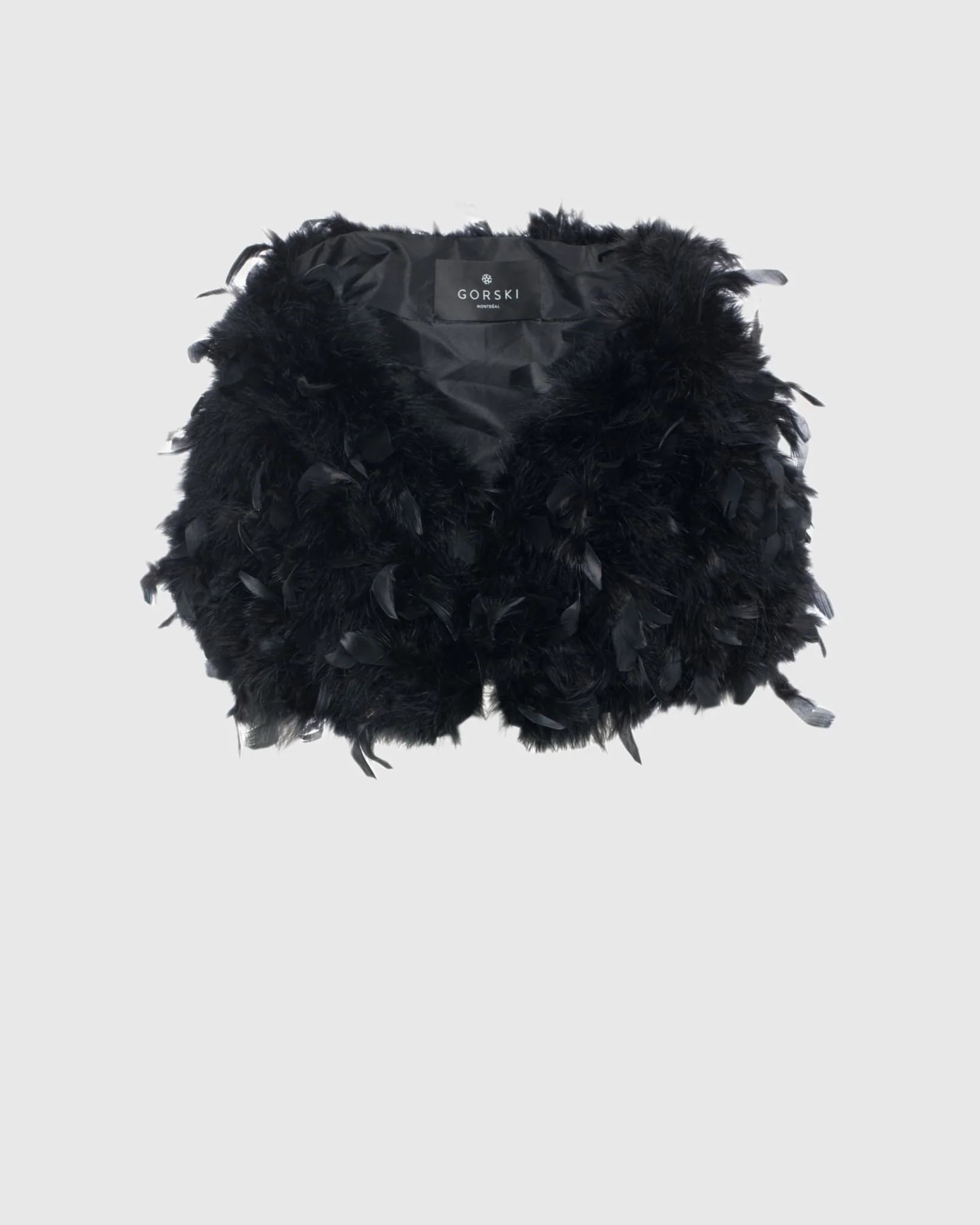 FEATHER SHOULDER SHRUG - Image 14