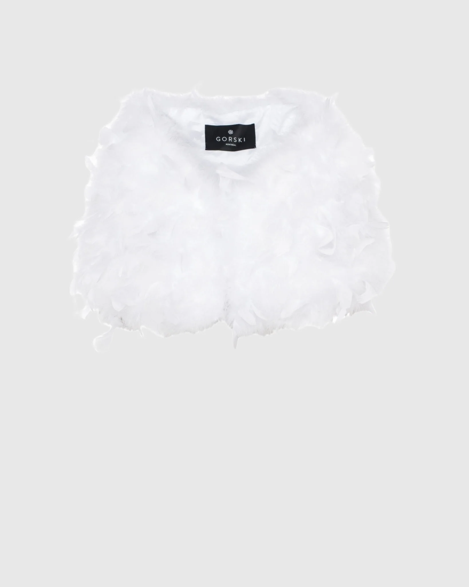 FEATHER SHOULDER SHRUG - Image 7