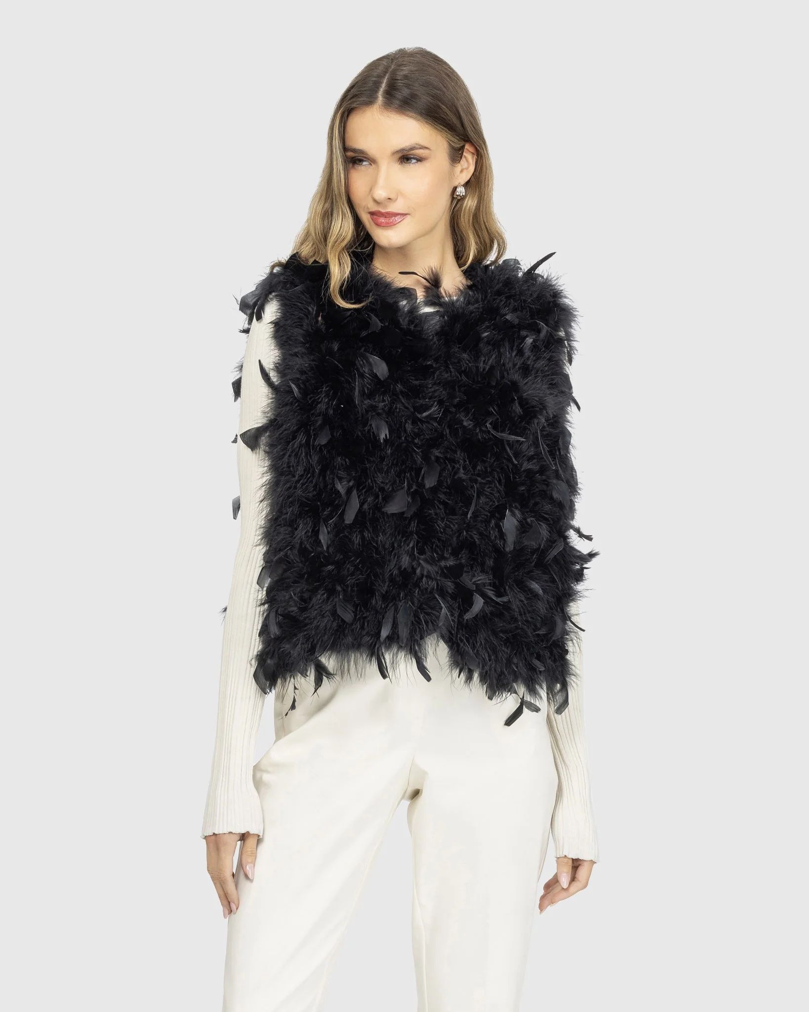 FEATHERED VEST - Image 3