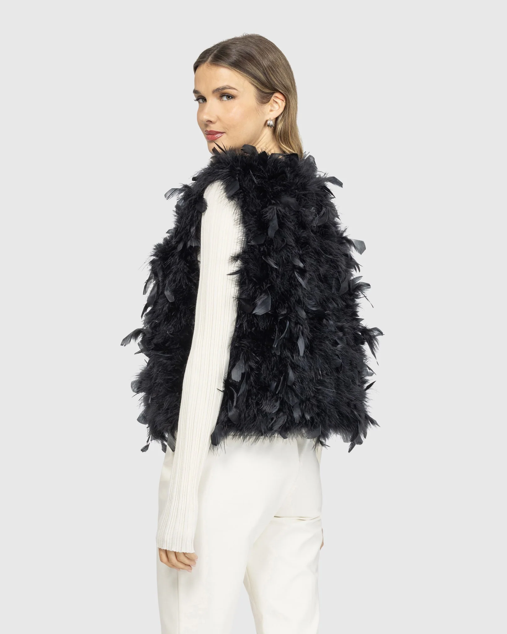FEATHERED VEST - Image 4