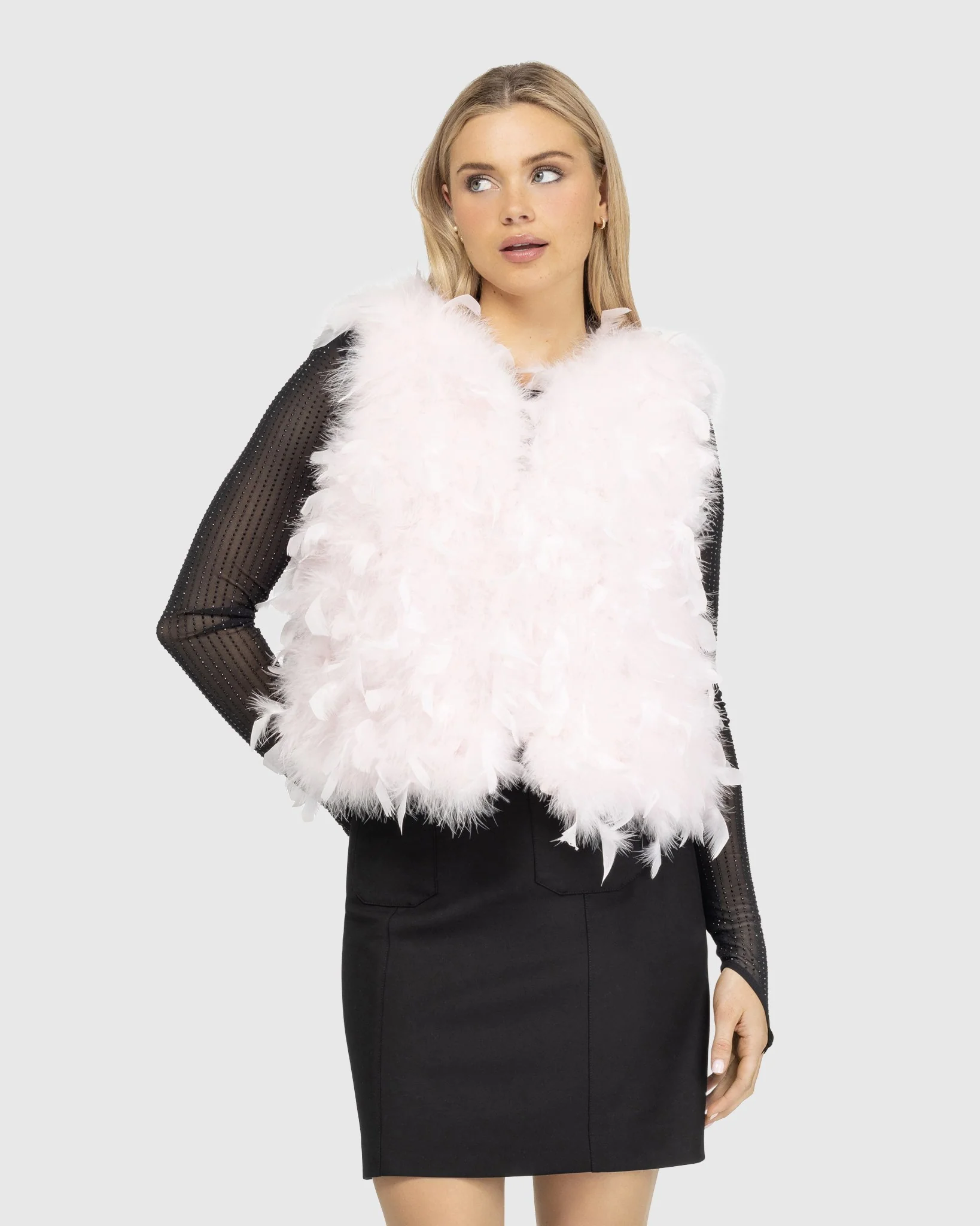 FEATHERED VEST - Image 7