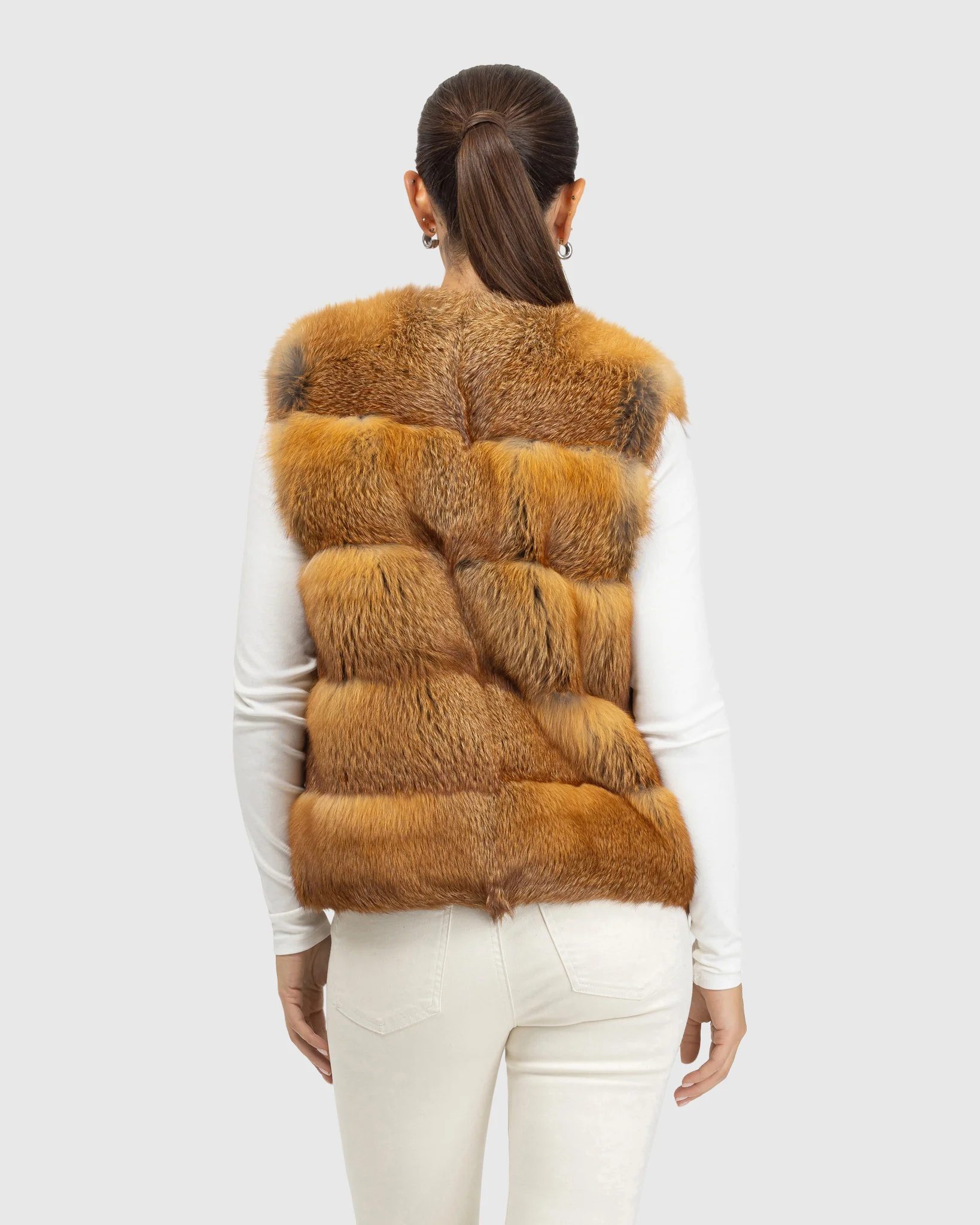FOX COLLARLESS VEST - Image 4