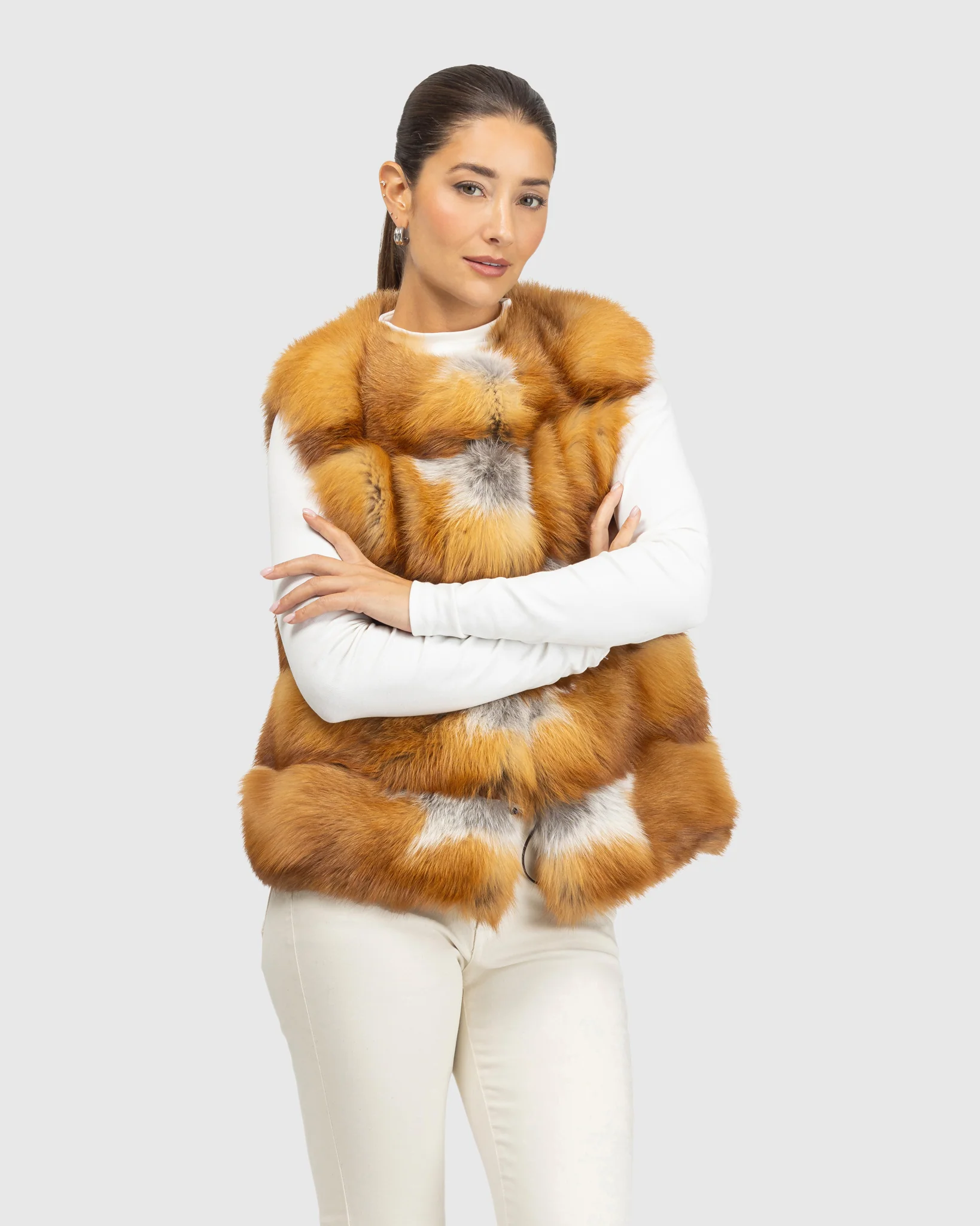 FOX COLLARLESS VEST - Image 6