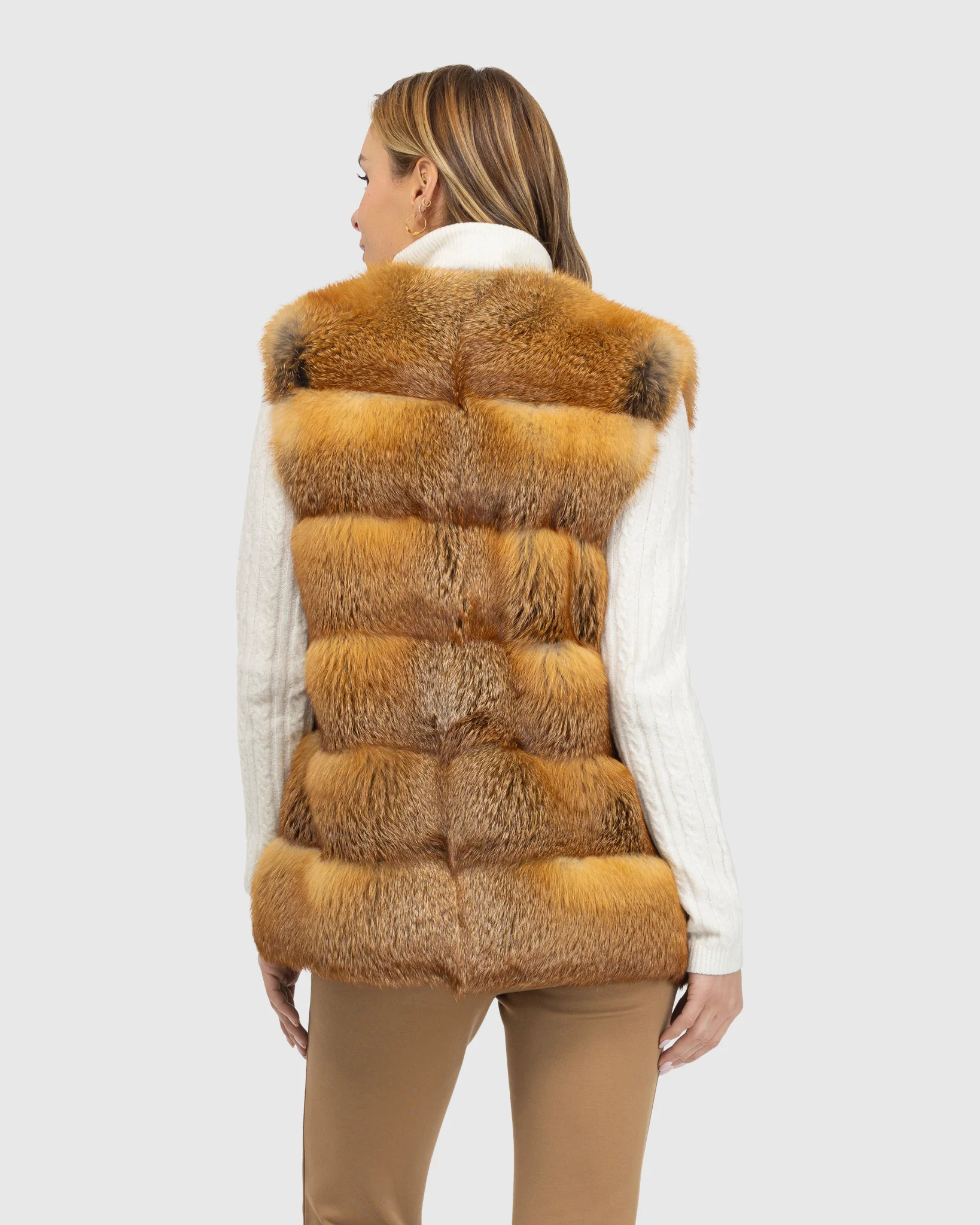 FOX COLLARLESS VEST - Image 5