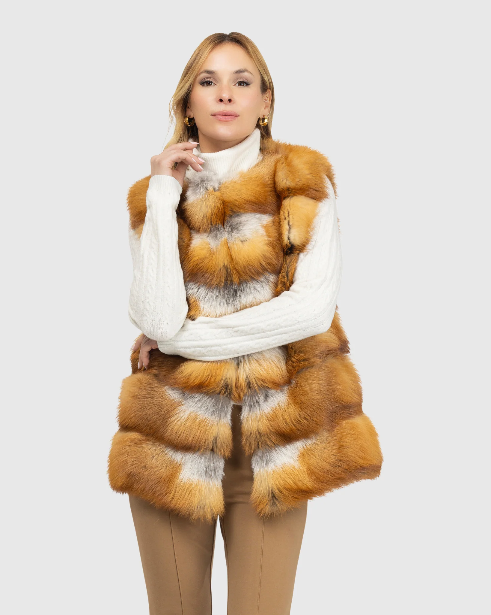 FOX COLLARLESS VEST - Image 6