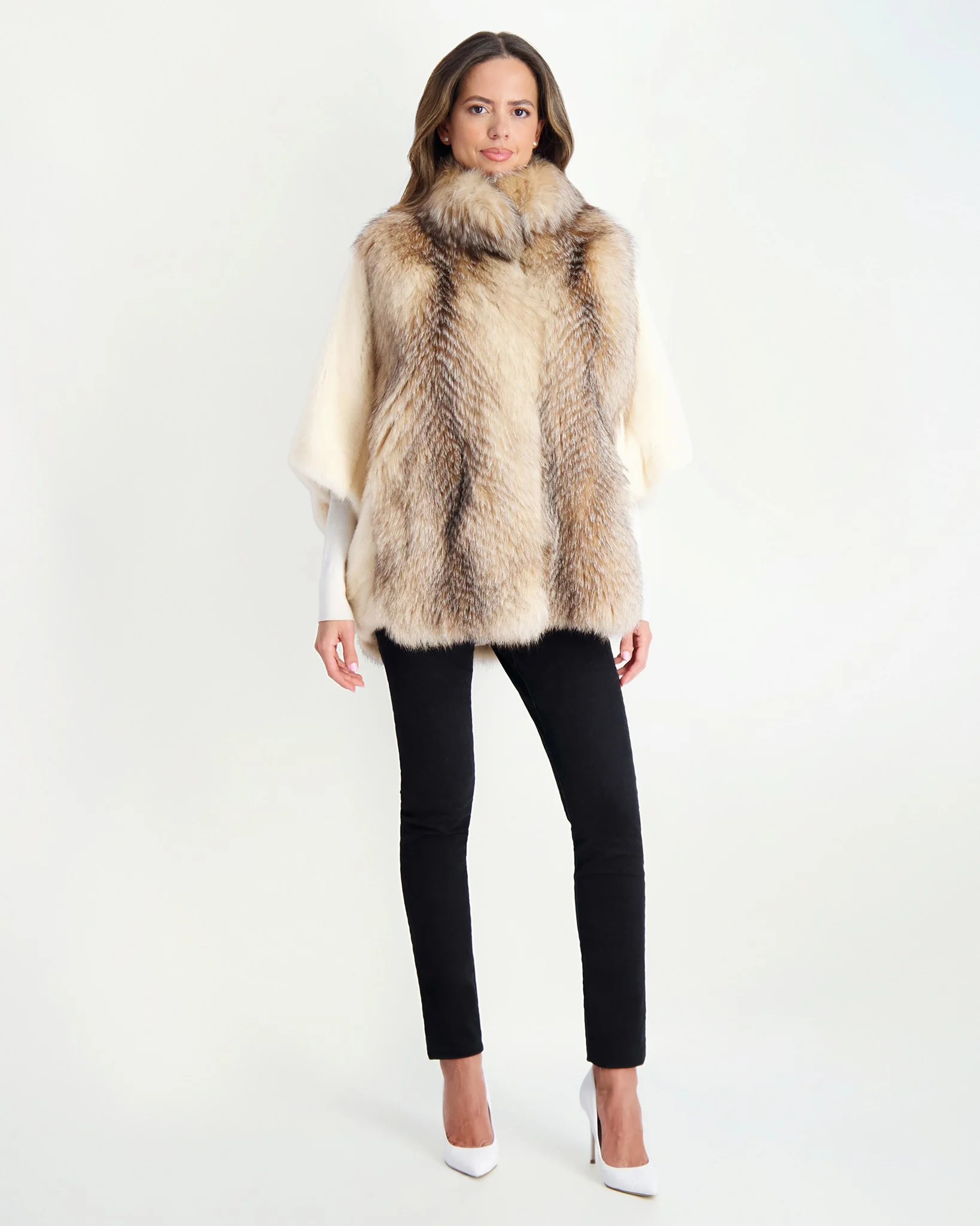 FOX JACKET WITH MINK SLEEVES - Image 4